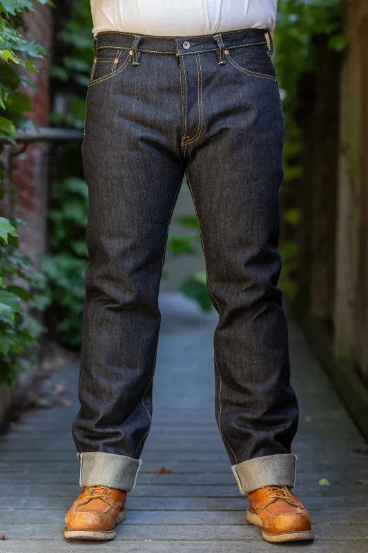 Iron Heart IH-888-XHS 25oz Selvedge Denim Medium/High Rise Tapered Cut Jeans - Indigo sold by Franklin and Poe