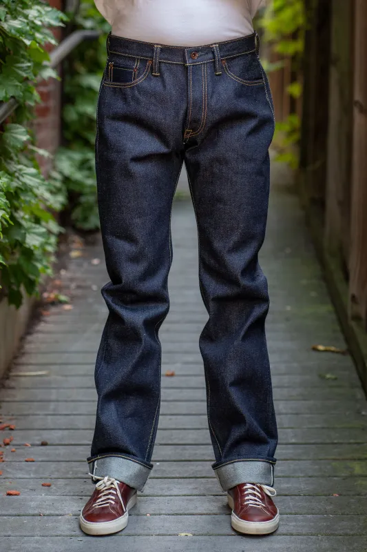 Iron Heart IH-634S-UHR 21/23oz Raw Selvedge Denim Straight Cut Jeans - Indigo sold by Franklin and Poe