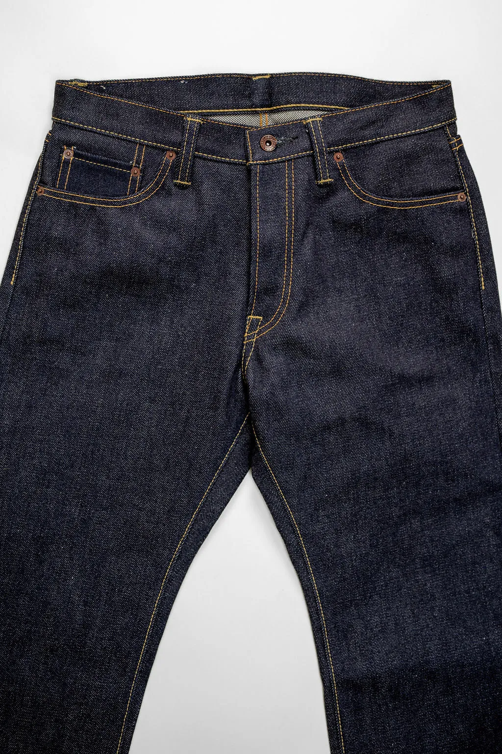 Iron Heart IH-634S-UHR 21/23oz Raw Selvedge Denim Straight Cut Jeans - Indigo sold by Franklin and Poe product image thumbnail 4