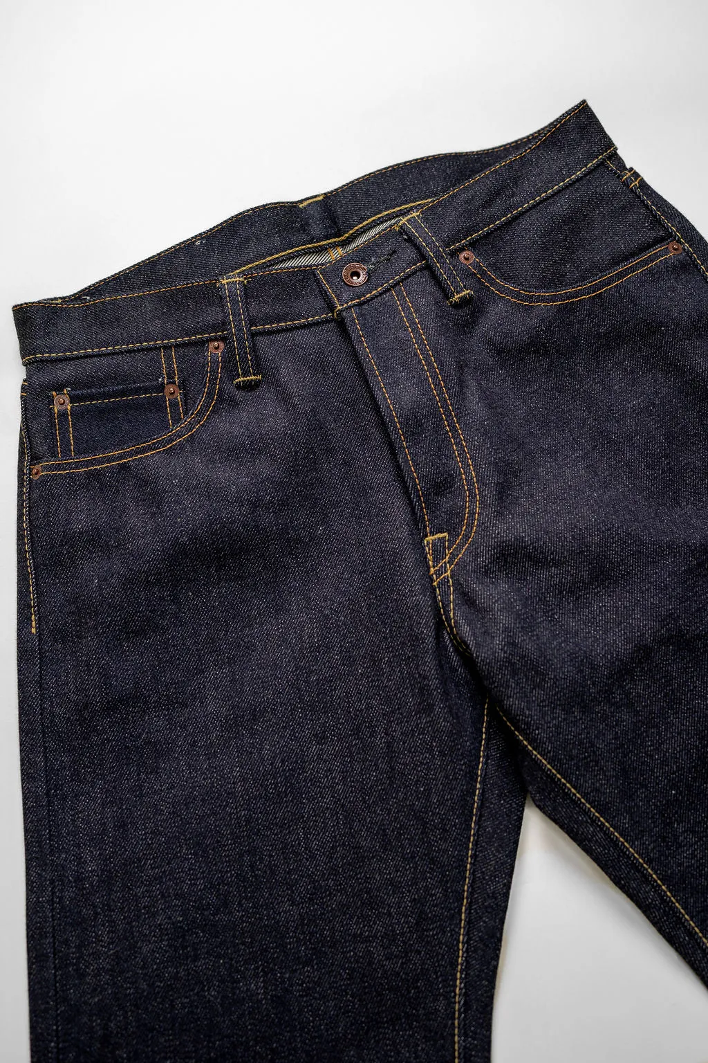 Iron Heart IH-634S-UHR 21/23oz Raw Selvedge Denim Straight Cut Jeans - Indigo sold by Franklin and Poe product image thumbnail 5