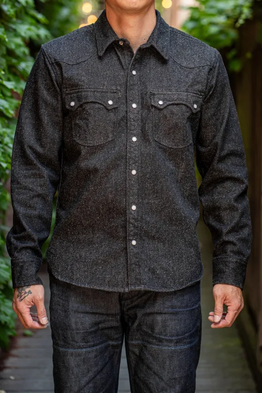 Freenote Cloth Modern Western - Black Nep Denim sold by Franklin and Poe