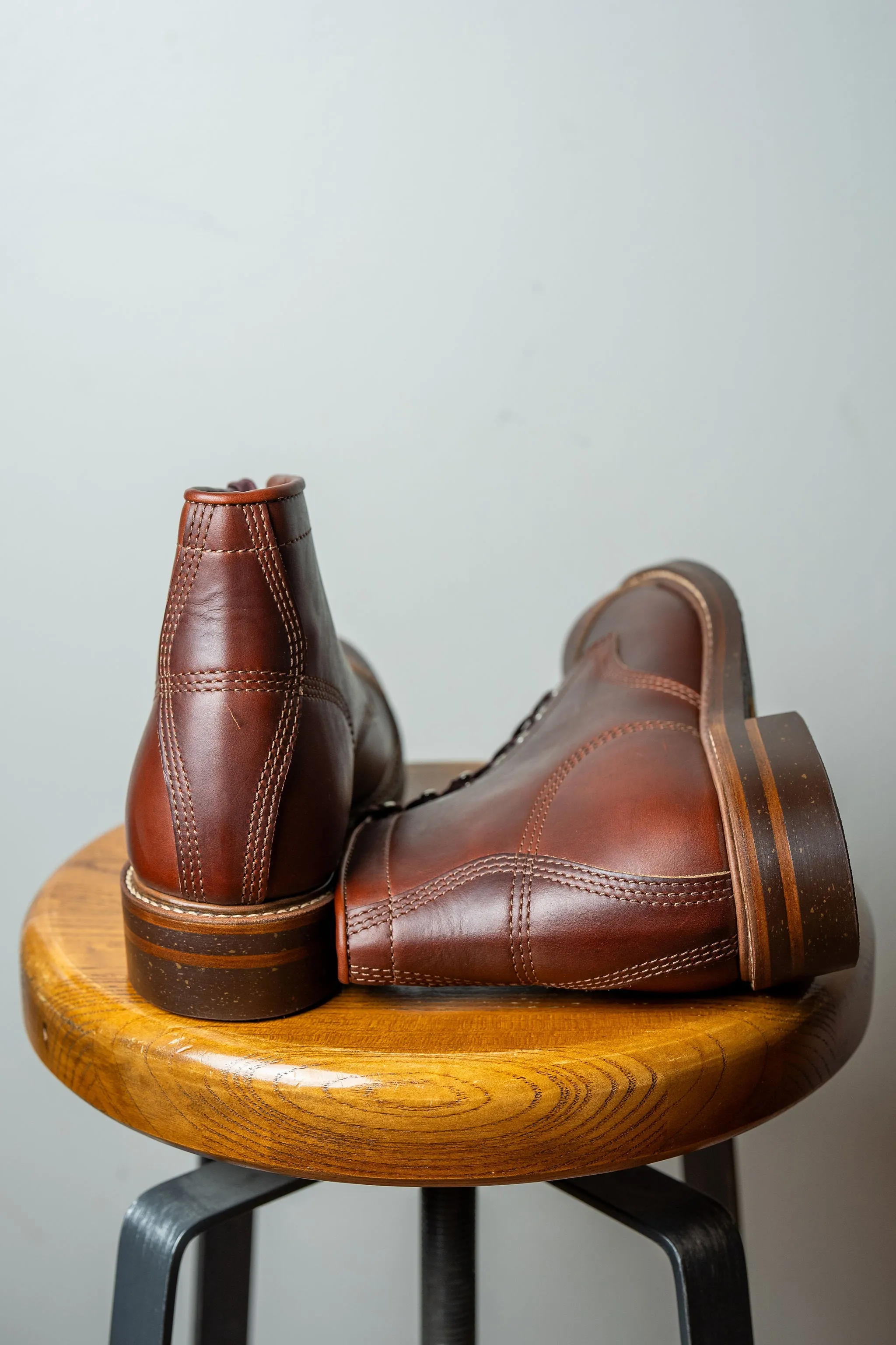 John Lofgren Combat Boot - Horween Leather CXL Timber sold by Franklin and Poe product image thumbnail 5