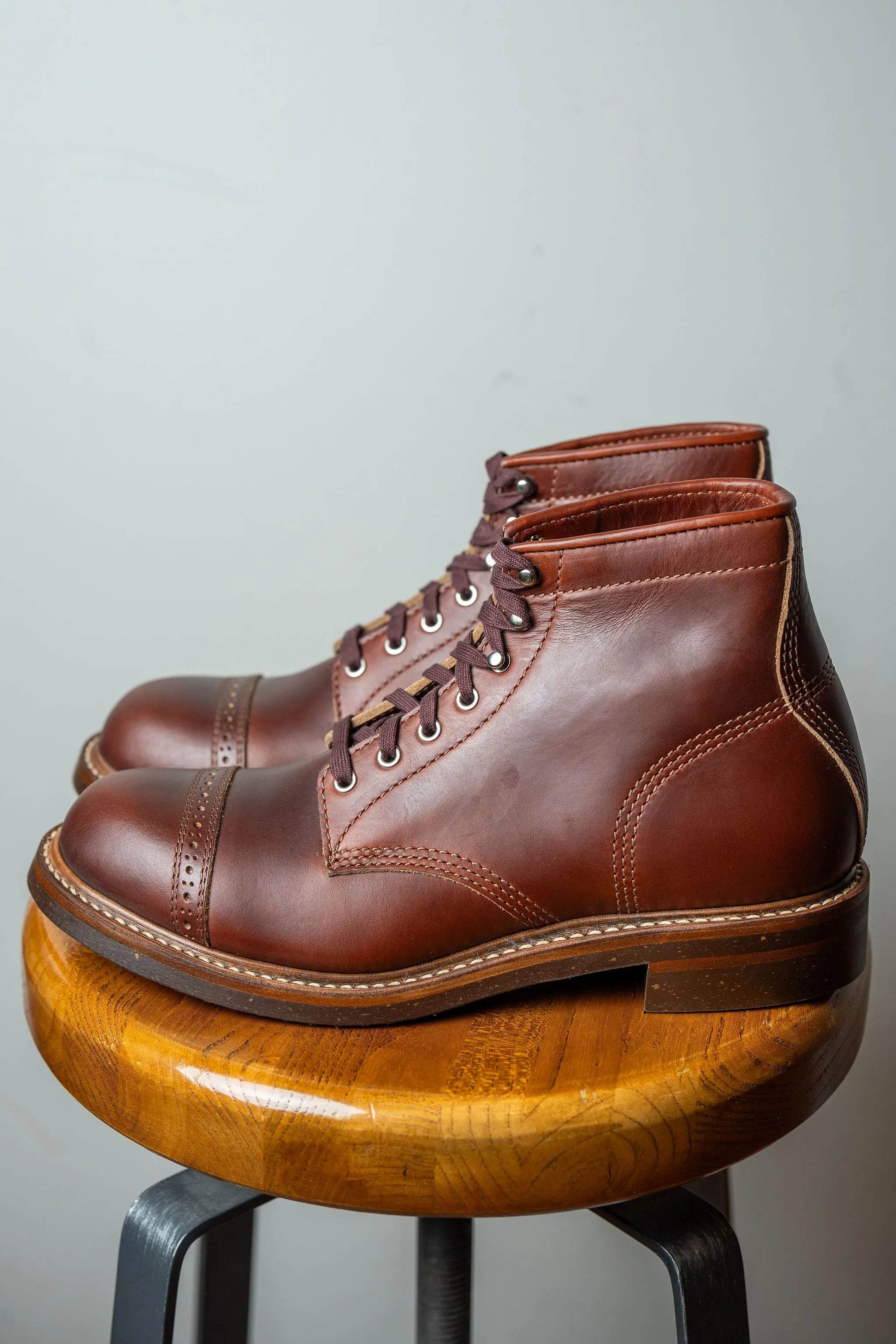 John Lofgren Combat Boot - Horween Leather CXL Timber sold by Franklin and Poe product image thumbnail 3