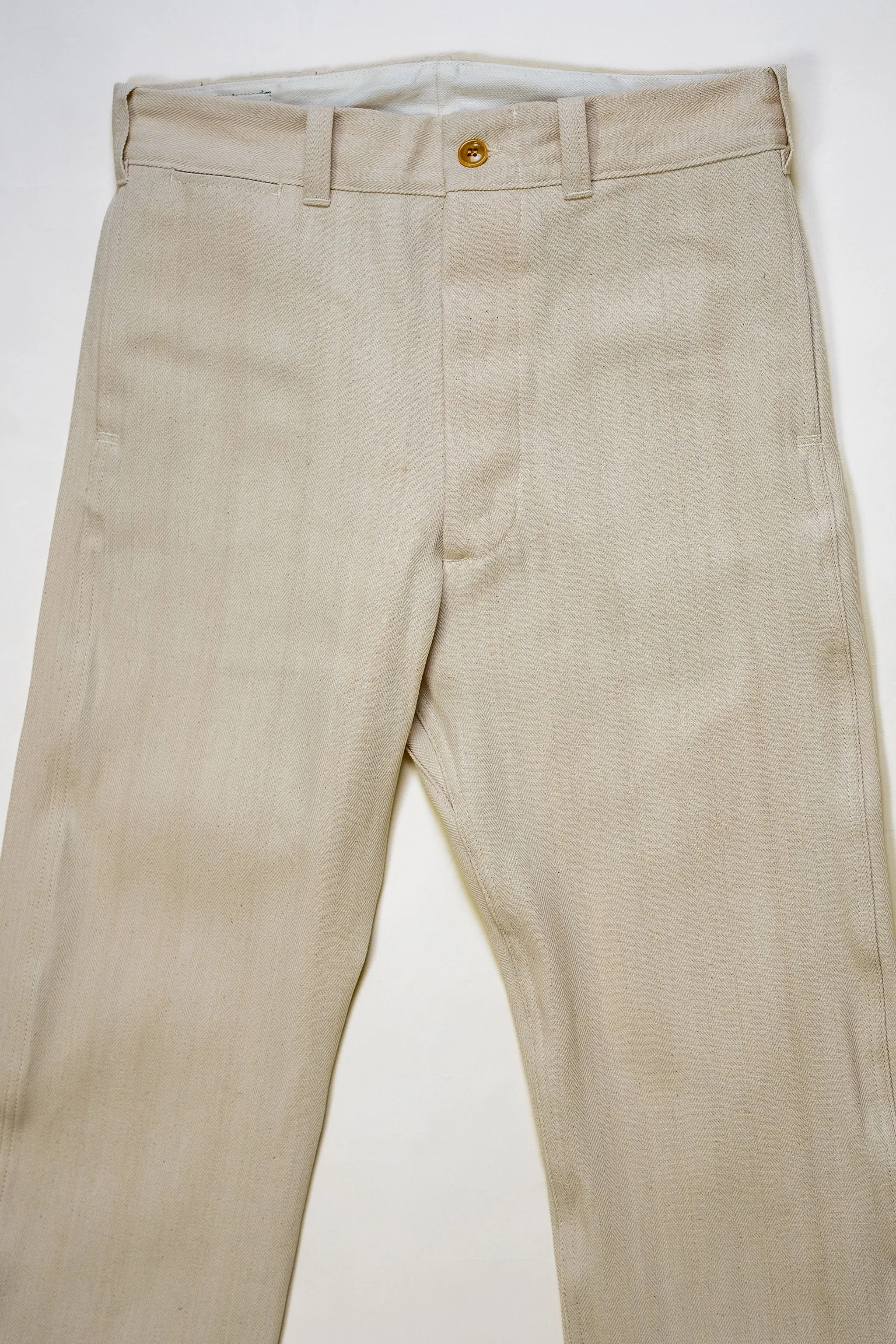 Mister Freedom Sportman Chinos - Ivory HBT sold by Franklin and Poe product image thumbnail 4