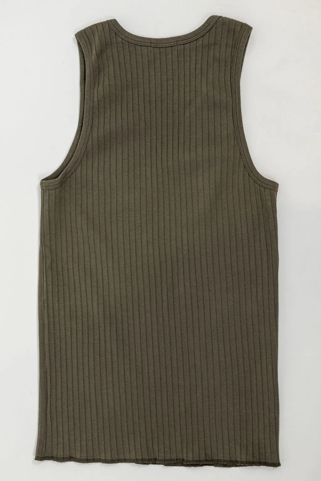 Freenote Cloth Ribbed Tank - Olive sold by Franklin and Poe product image thumbnail 3