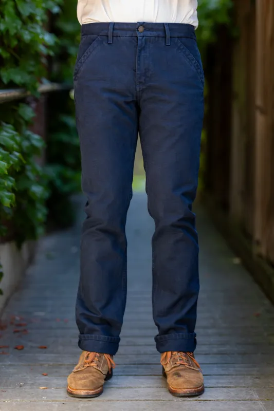Freenote Cloth Workers Chino Slim Fit - 14oz Slub Navy sold by Franklin and Poe
