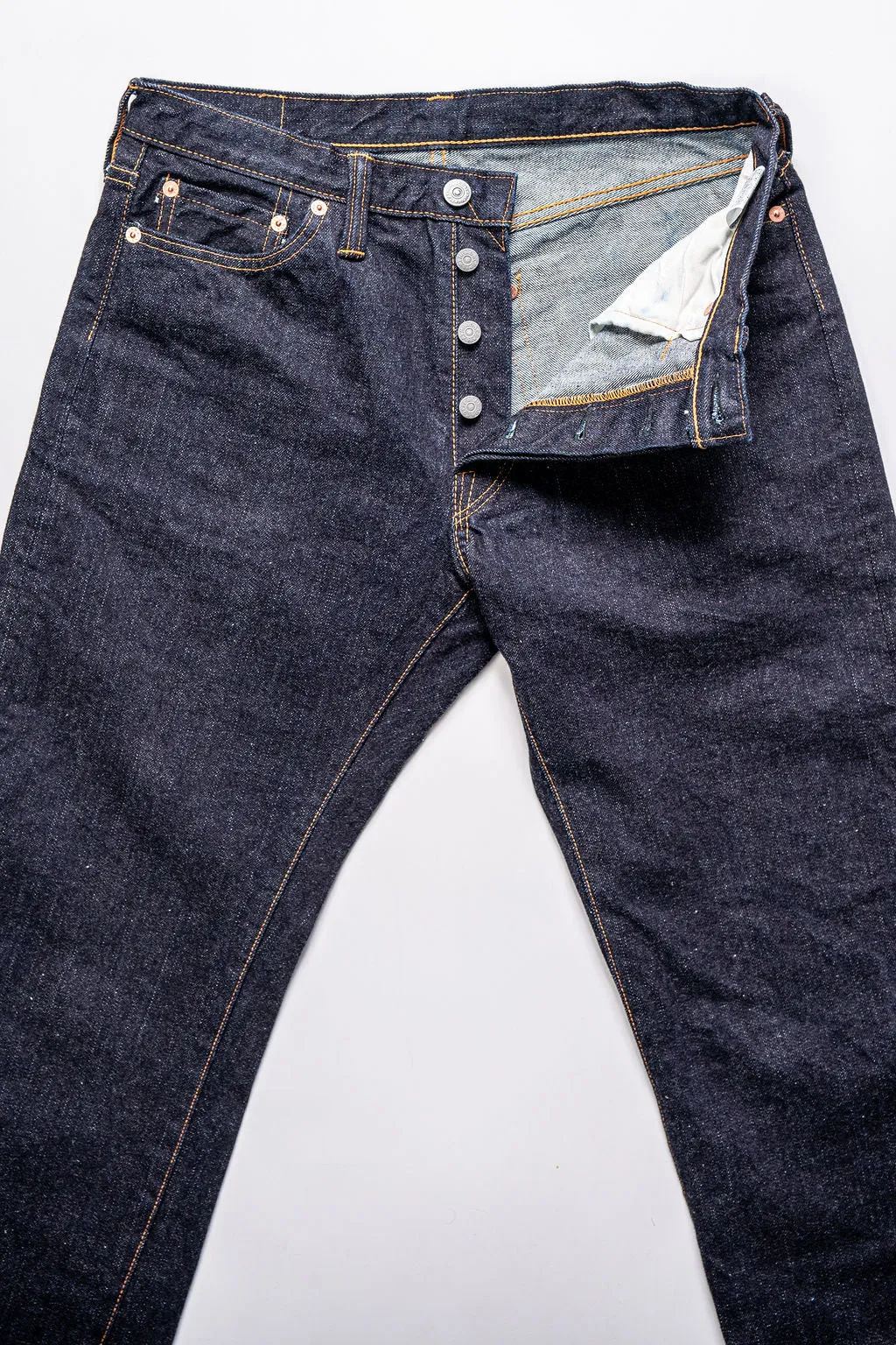 The Flat Head FN-3009 Slim Straight - 14.5oz Selvedge Denim (One Washed) sold by Franklin and Poe product image thumbnail 5