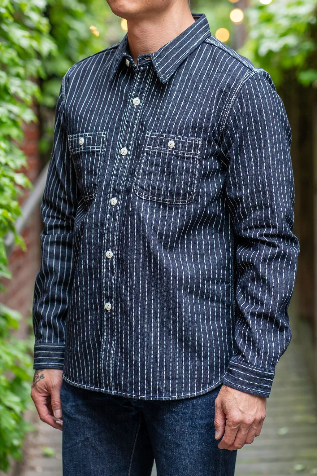 The Flat Head FN-SDK-702L - 10oz Wabash Work Shirt sold by Franklin and Poe product image thumbnail 2