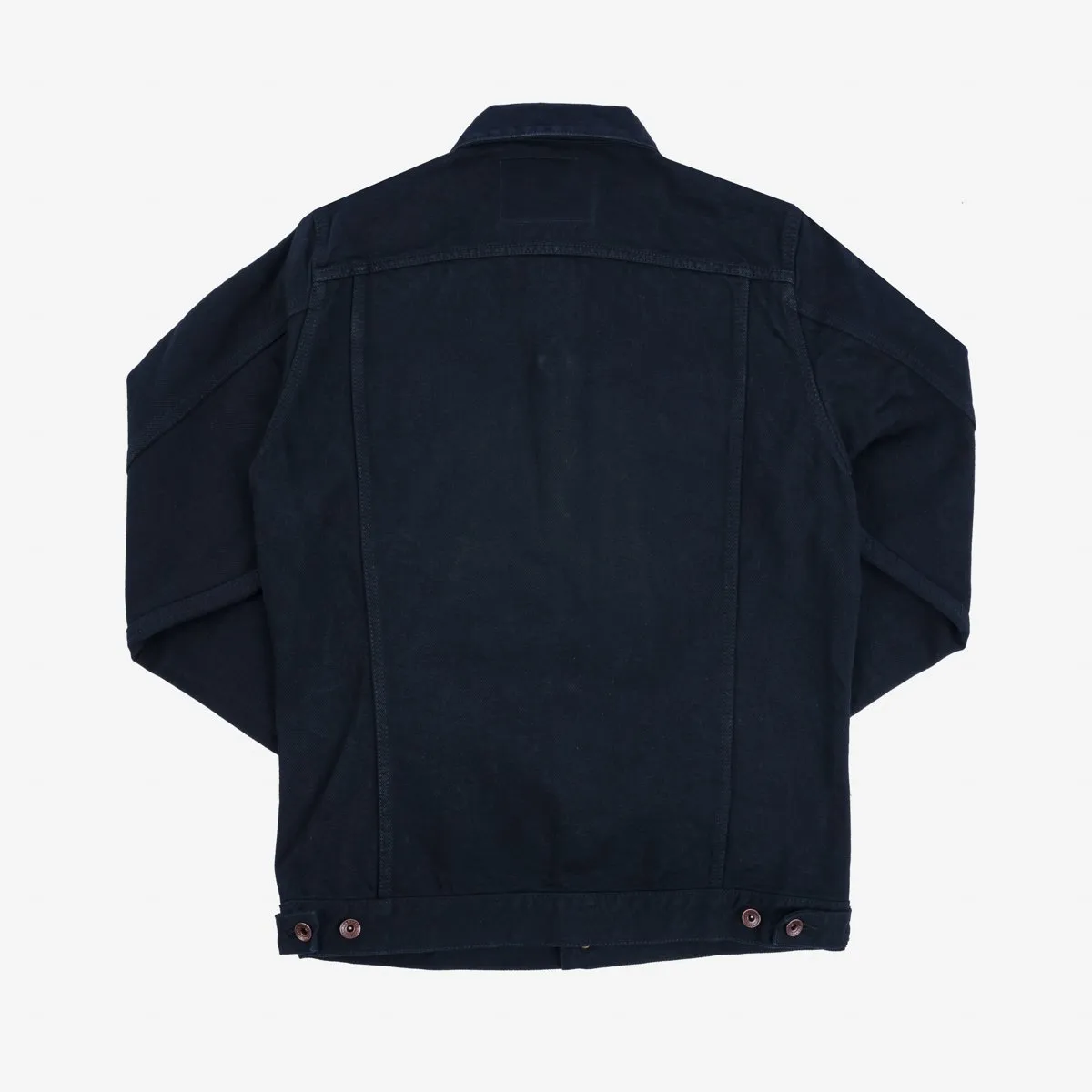 Iron Heart IHJ-132-BLK 14oz Selvedge Denim Modified Type III Jacket - Superblack sold by Franklin and Poe product image thumbnail 5