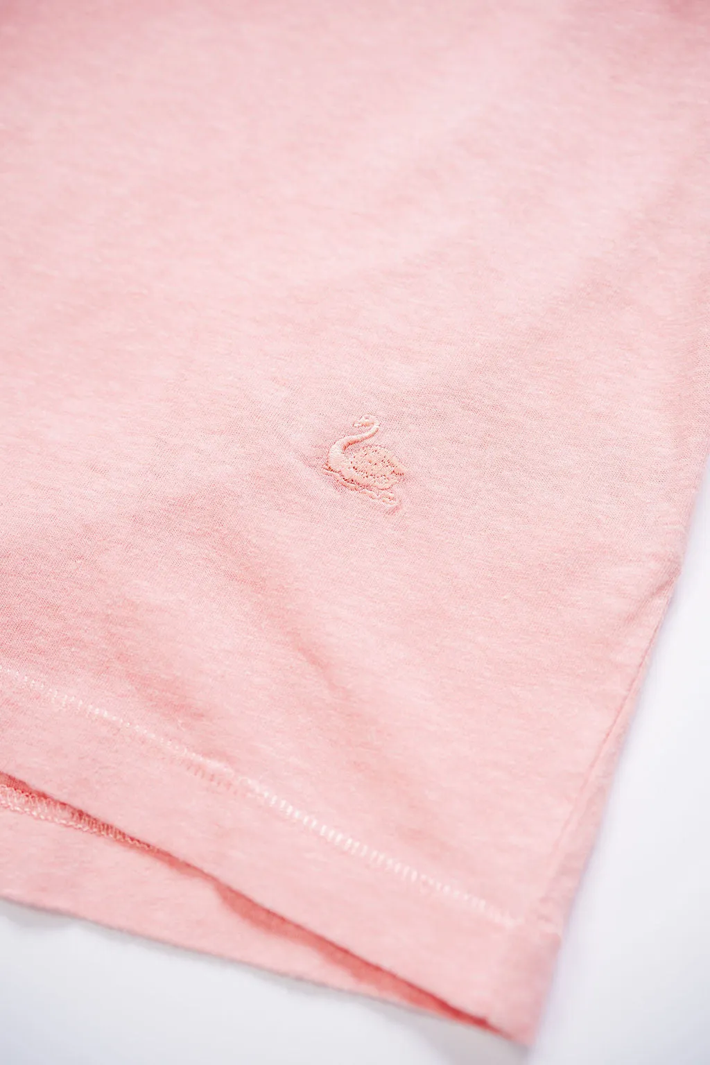 Merz b. Schwanen HPT01 Relaxed Fit T-shirt 5.4OZ Cotton-Hemp - Peach sold by Franklin and Poe product image thumbnail 5