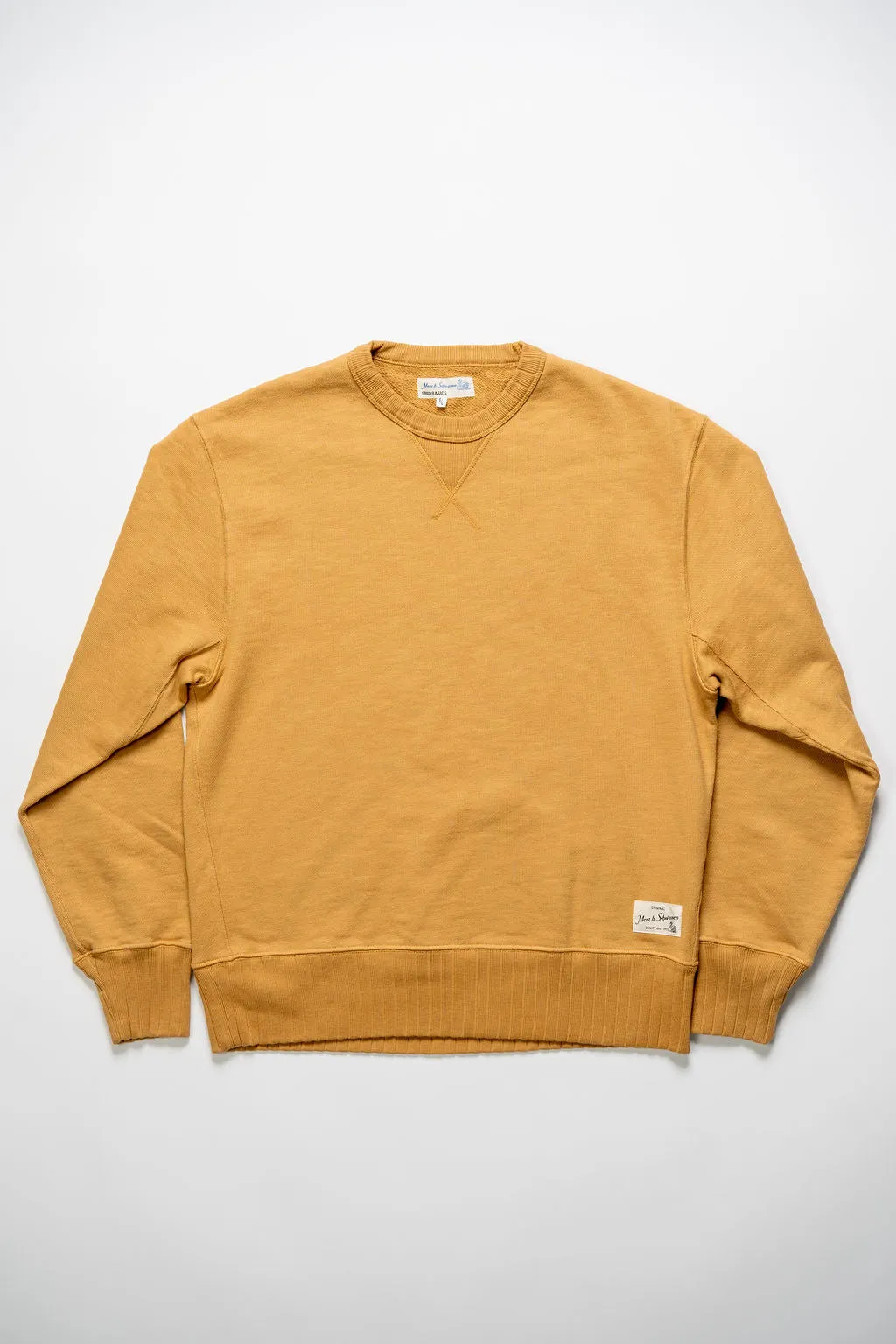 Merz b. Schwanen RFC01 Good Basics 19oz Relaxed Fit Sweatshirt - Honey sold by Franklin and Poe product image thumbnail 4