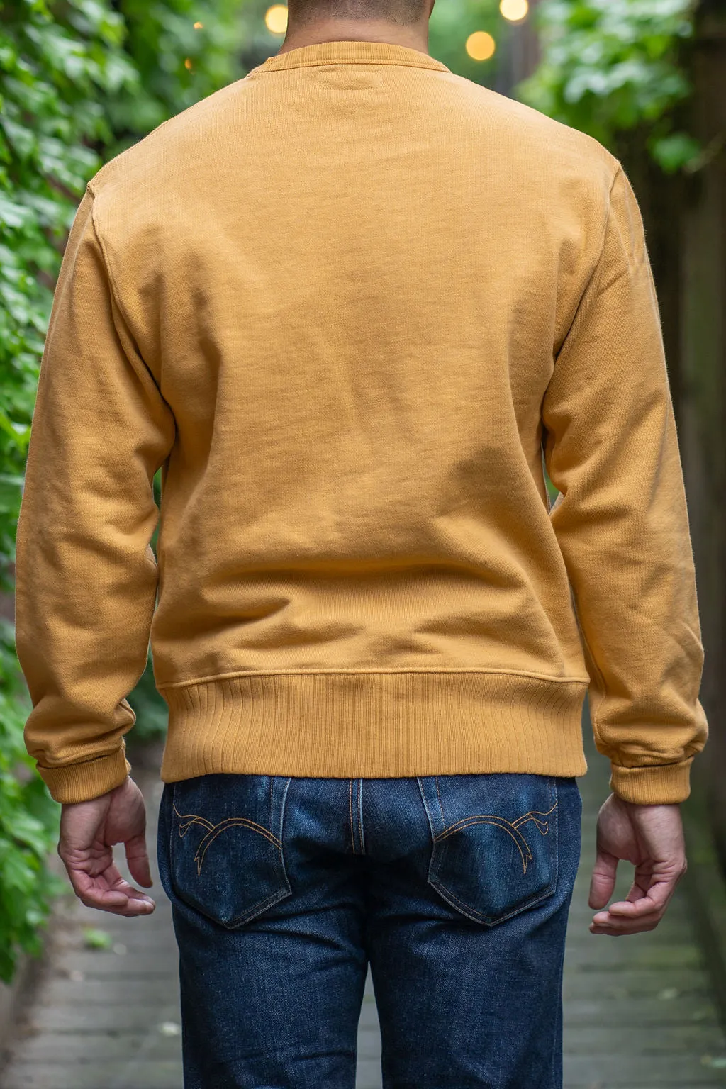 Merz b. Schwanen RFC01 Good Basics 19oz Relaxed Fit Sweatshirt - Honey sold by Franklin and Poe product image thumbnail 3