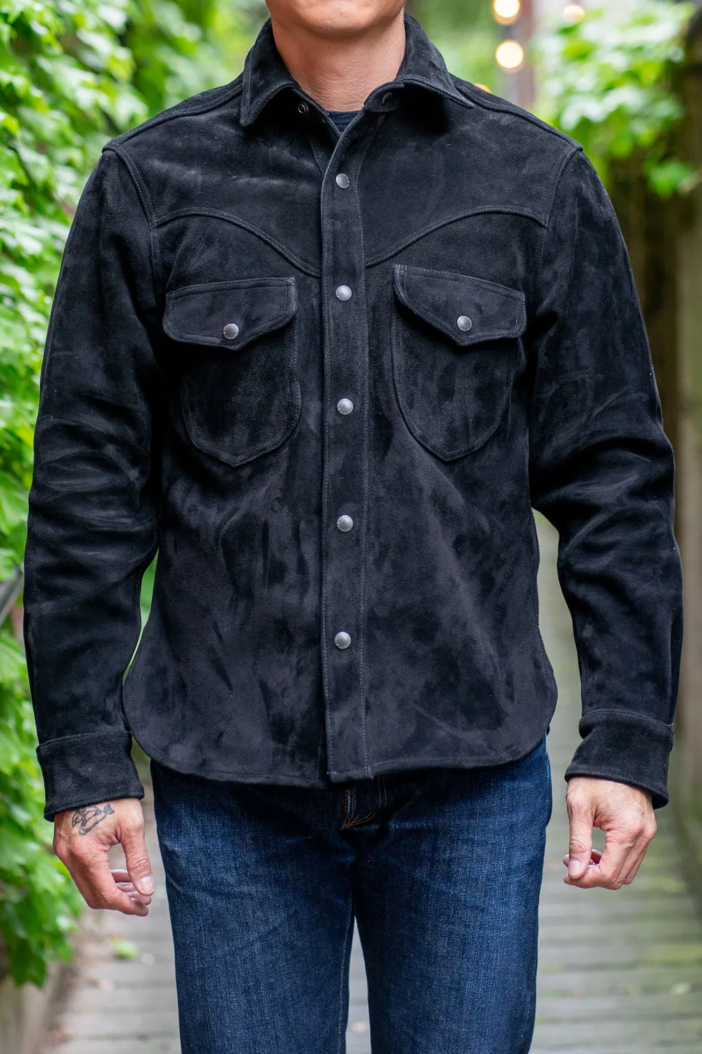 Freenote Cloth Packard - Goatskin Black sold by Franklin and Poe