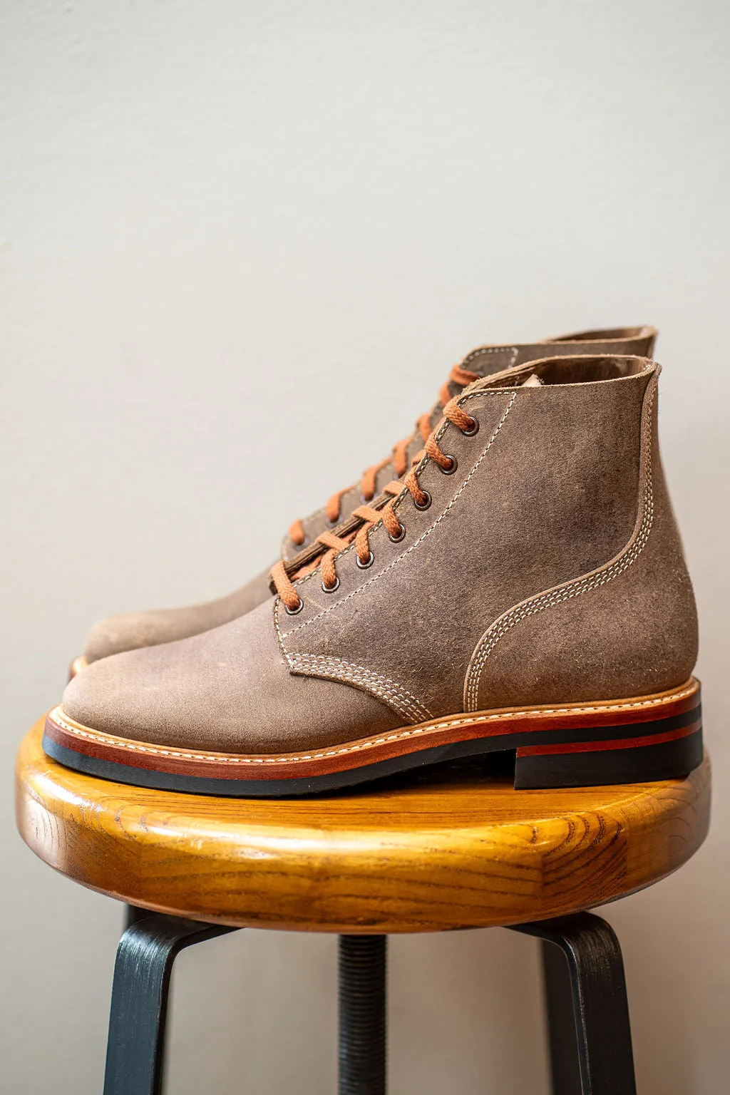 John Lofgren M-43 Service Shoes - Horween Natural CXL Natural Roughout sold by Franklin and Poe product image thumbnail 4