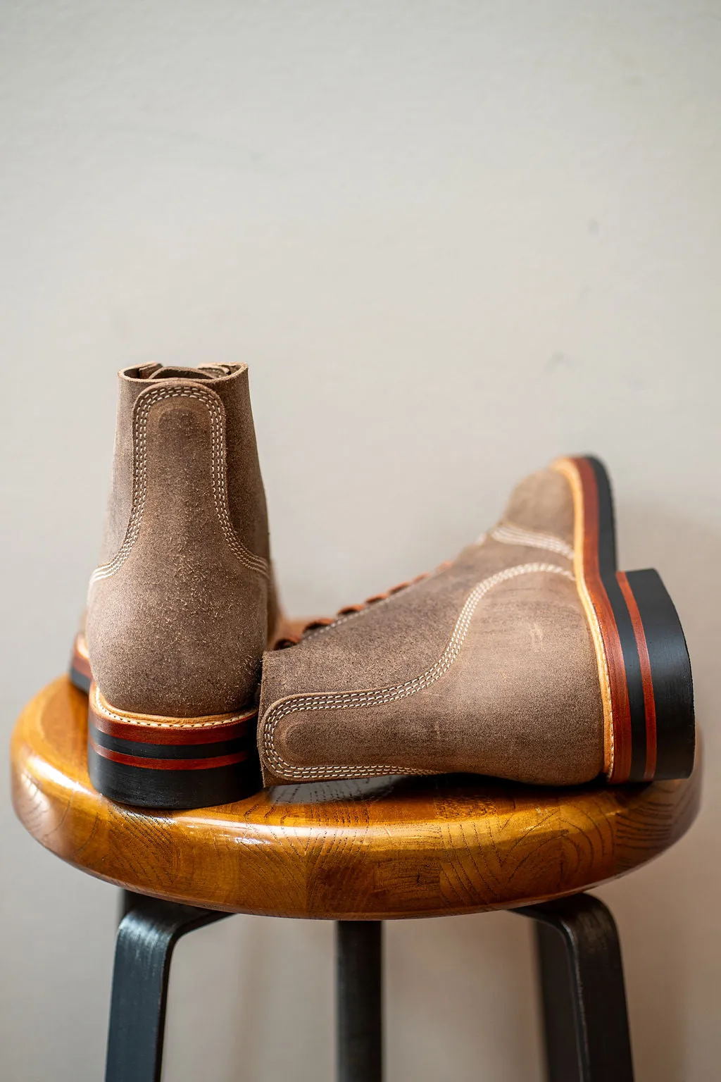 John Lofgren M-43 Service Shoes - Horween Natural CXL Natural Roughout sold by Franklin and Poe product image thumbnail 5