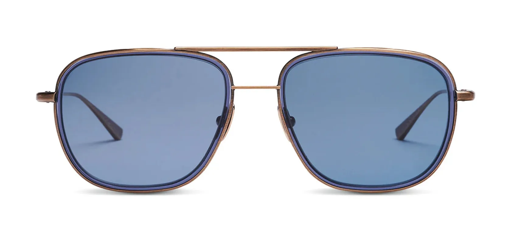 Salt Optics Colorado 55 - Antique Gold/Indigo Blue sold by Franklin and Poe