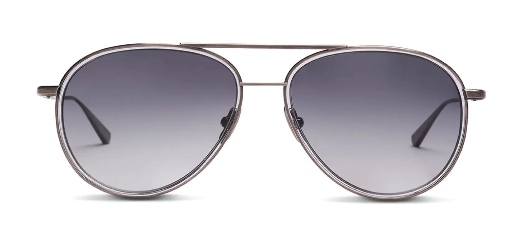 Salt Optics Columbia 59 - Antique Silver/Smoke Grey sold by Franklin and Poe