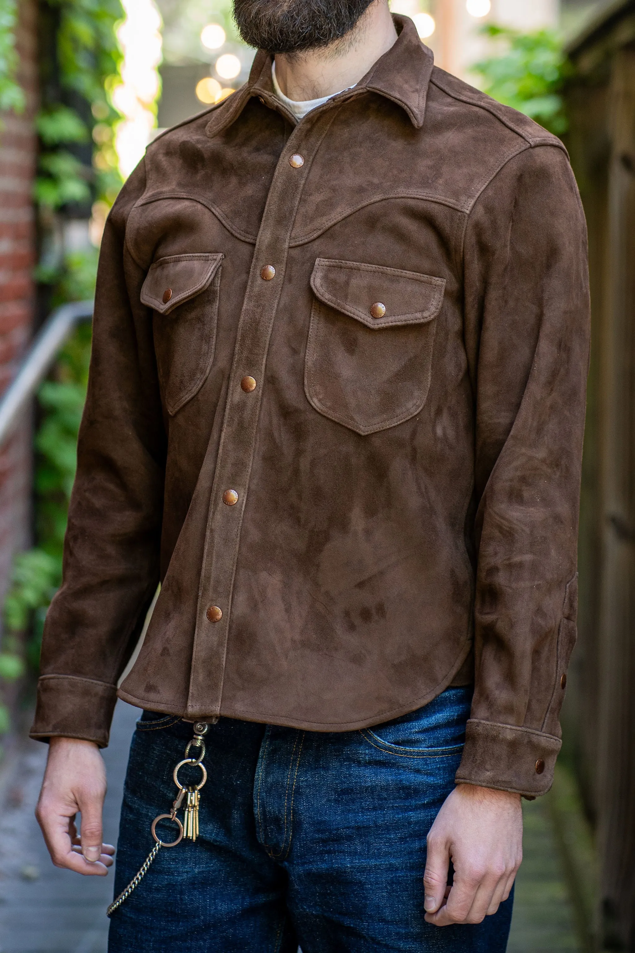 Freenote Cloth Packard - Goatskin Chocolate sold by Franklin and Poe product image thumbnail 2