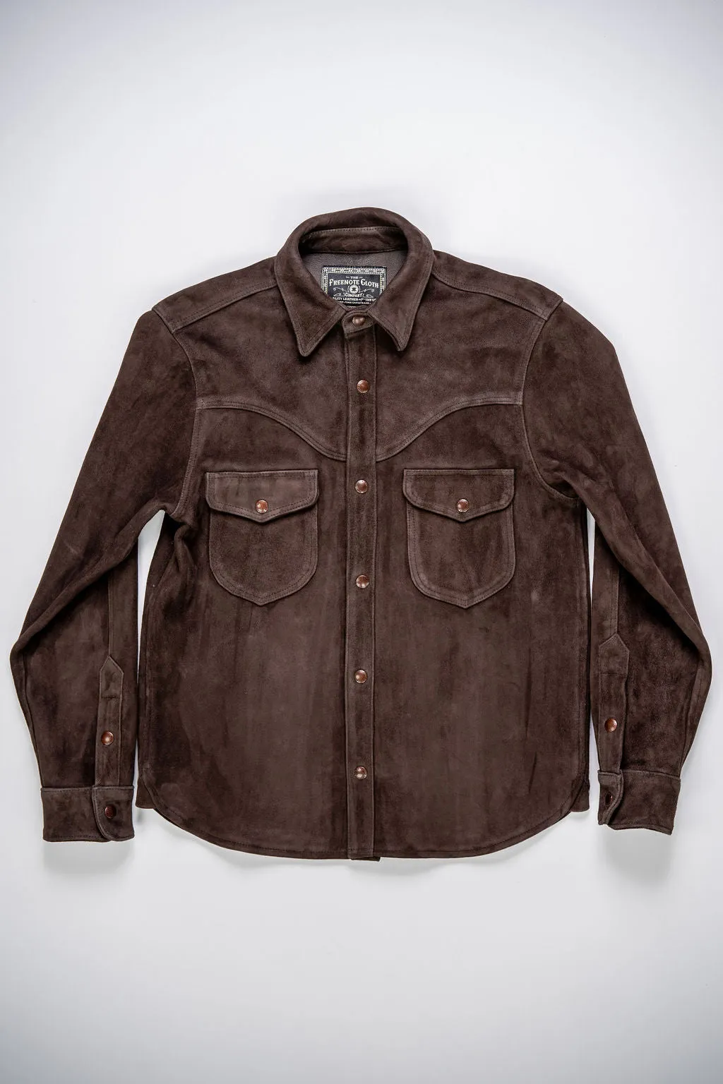 Freenote Cloth Packard - Goatskin Chocolate sold by Franklin and Poe product image thumbnail 4