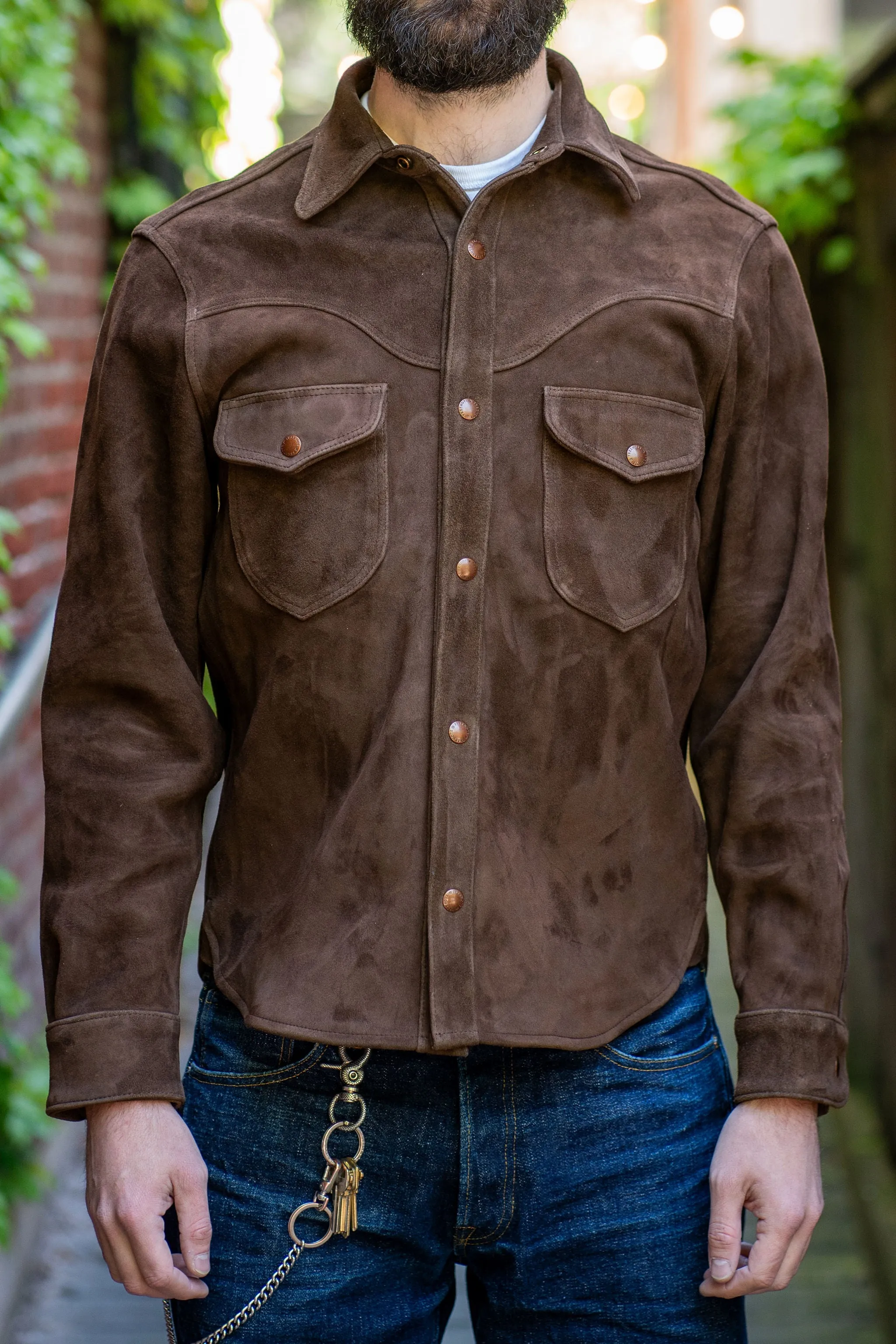 Freenote Cloth Packard - Goatskin Chocolate sold by Franklin and Poe