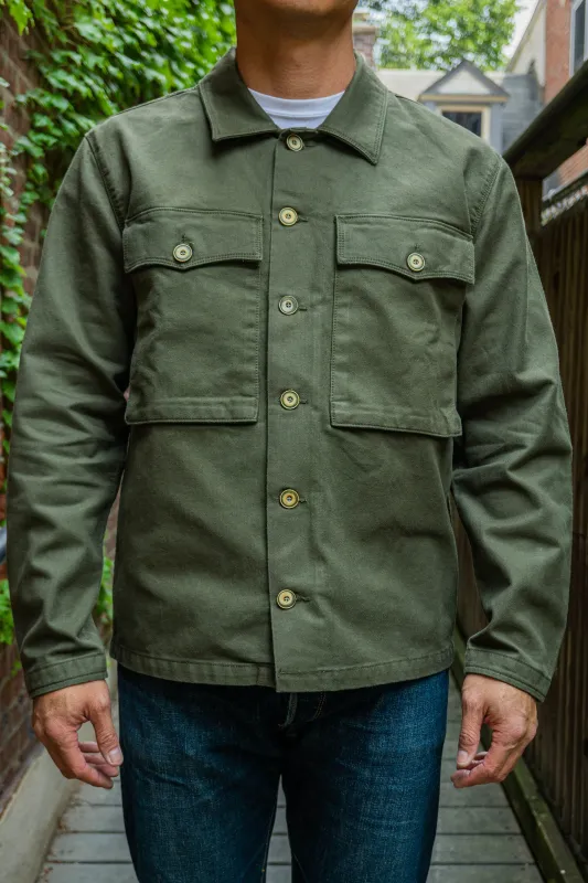 Freenote Cloth Midway CPO - Olive sold by Franklin and Poe