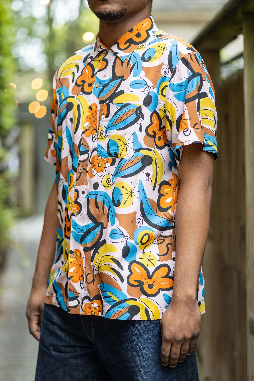3sixteen Vacation Shirt - Tropical Print sold by Franklin and Poe product image thumbnail 2