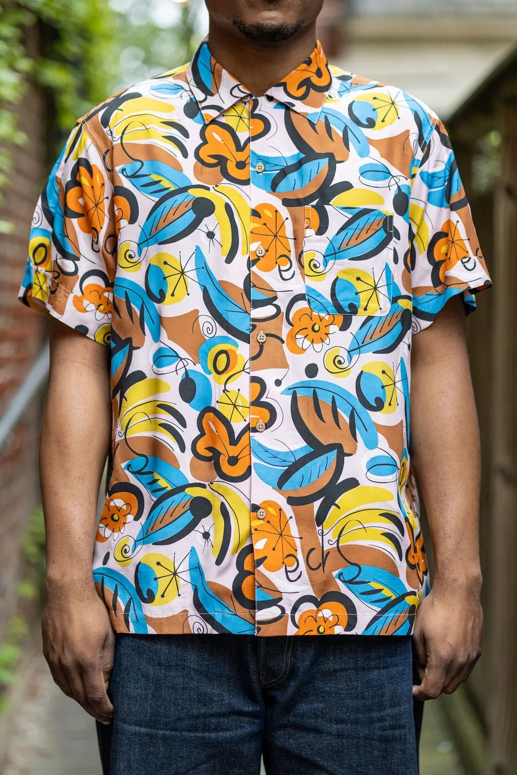 3sixteen Vacation Shirt - Tropical Print sold by Franklin and Poe
