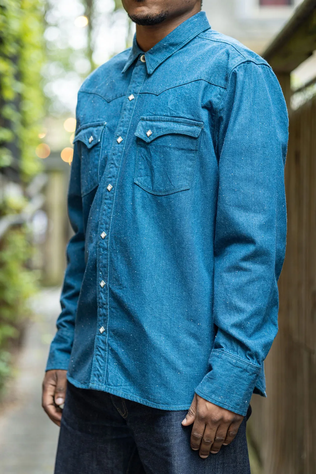 Freenote Cloth Calico - Pacific Blue Denim sold by Franklin and Poe product image thumbnail 2