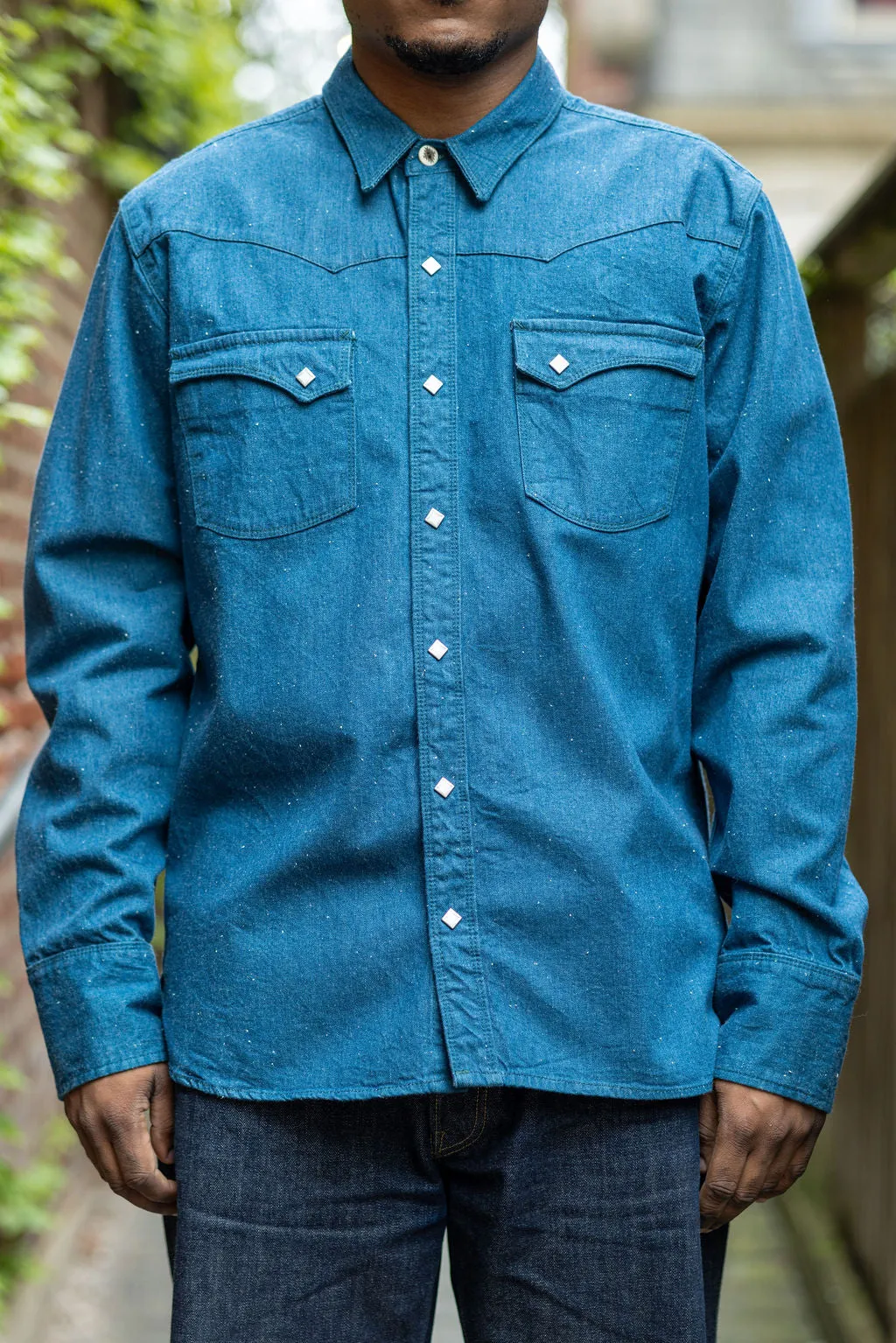 Freenote Cloth Calico - Pacific Blue Denim sold by Franklin and Poe