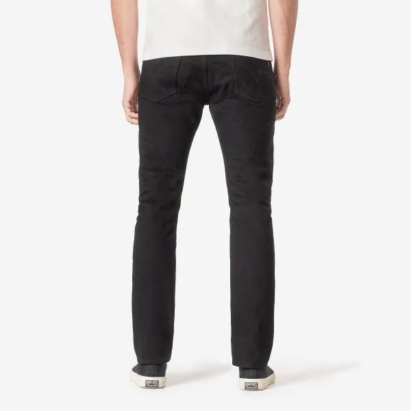 Iron Heart IH-555S-142bb 14oz Selvedge Denim Super Slim Cut Jeans - Black/Black sold by Franklin and Poe product image thumbnail 2