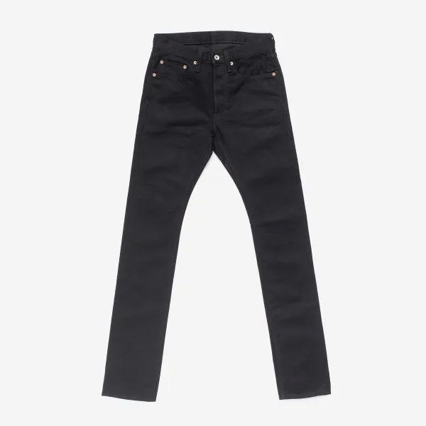 Iron Heart IH-555S-142bb 14oz Selvedge Denim Super Slim Cut Jeans - Black/Black sold by Franklin and Poe product image thumbnail 3