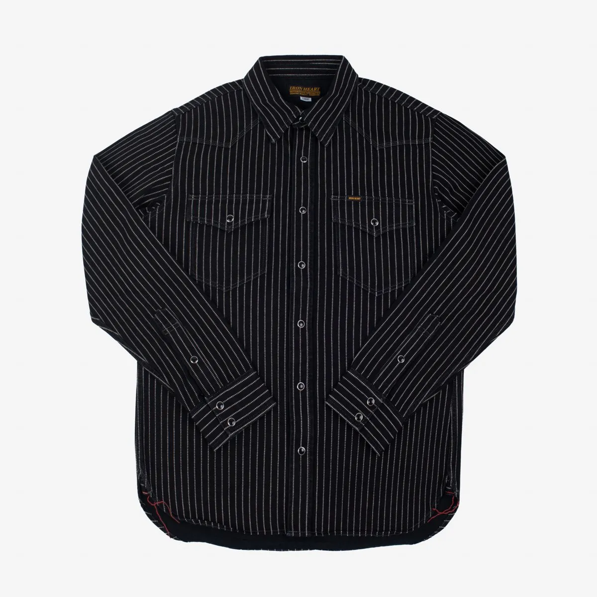 Iron Heart IHSH-62-BLK 12oz Wabash Western Shirt - Black sold by Franklin and Poe product image thumbnail 4