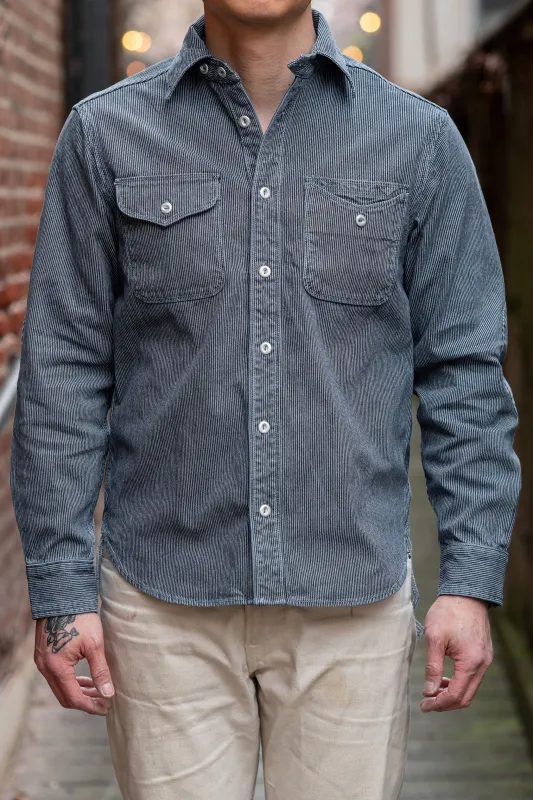 Freenote Cloth Lambert - Stone Washed Stripe sold by Franklin and Poe