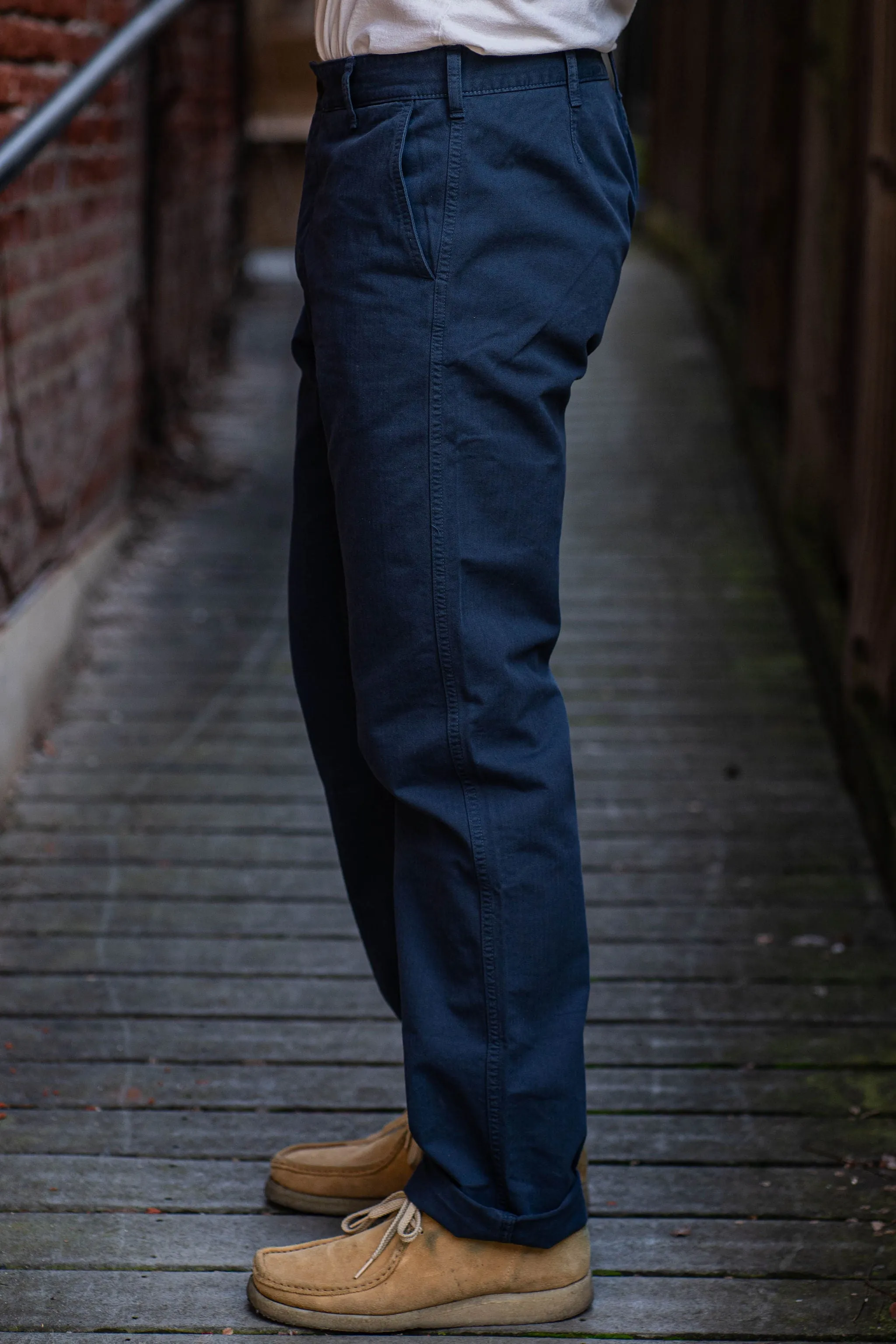 Heimat Textil Journey Pant - Herringbone Ink sold by Franklin and Poe product image thumbnail 2