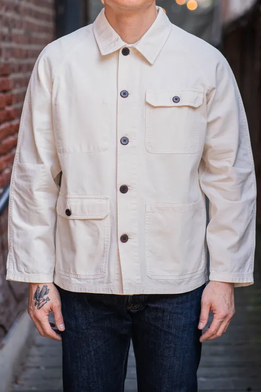 Heimat Textil Journey Coat - Herringbone Seashell sold by Franklin and Poe