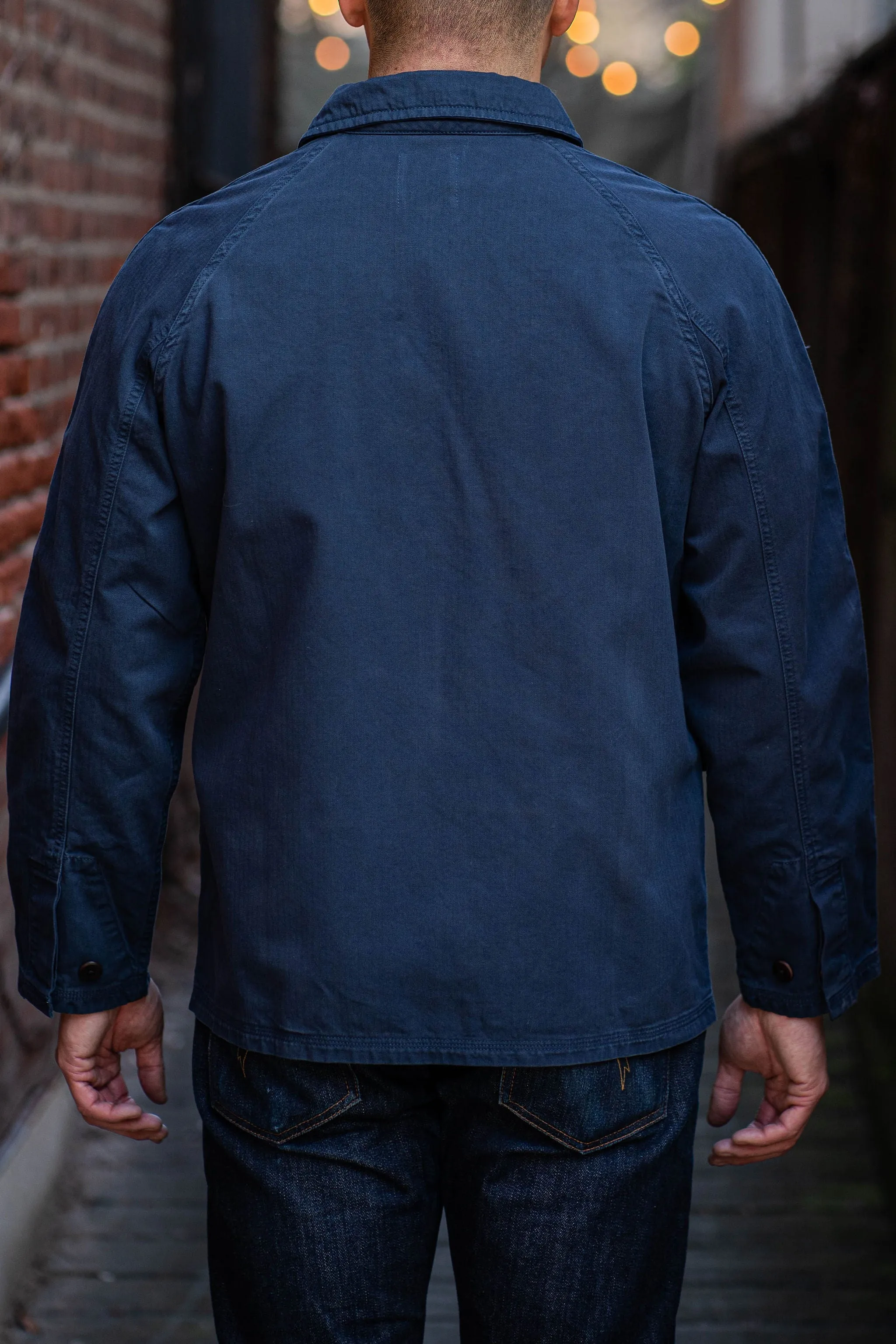 Heimat Textil Journey Coat - Herringbone Ink sold by Franklin and Poe product image thumbnail 3