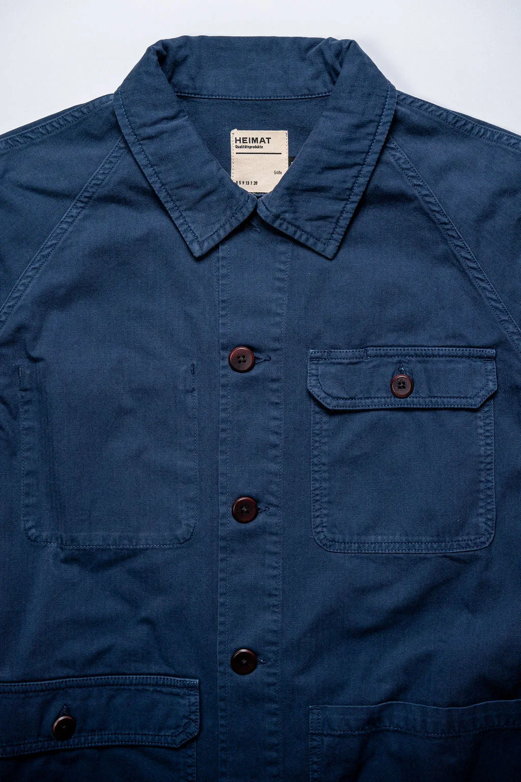 Heimat Textil Journey Coat - Herringbone Ink sold by Franklin and Poe product image thumbnail 5