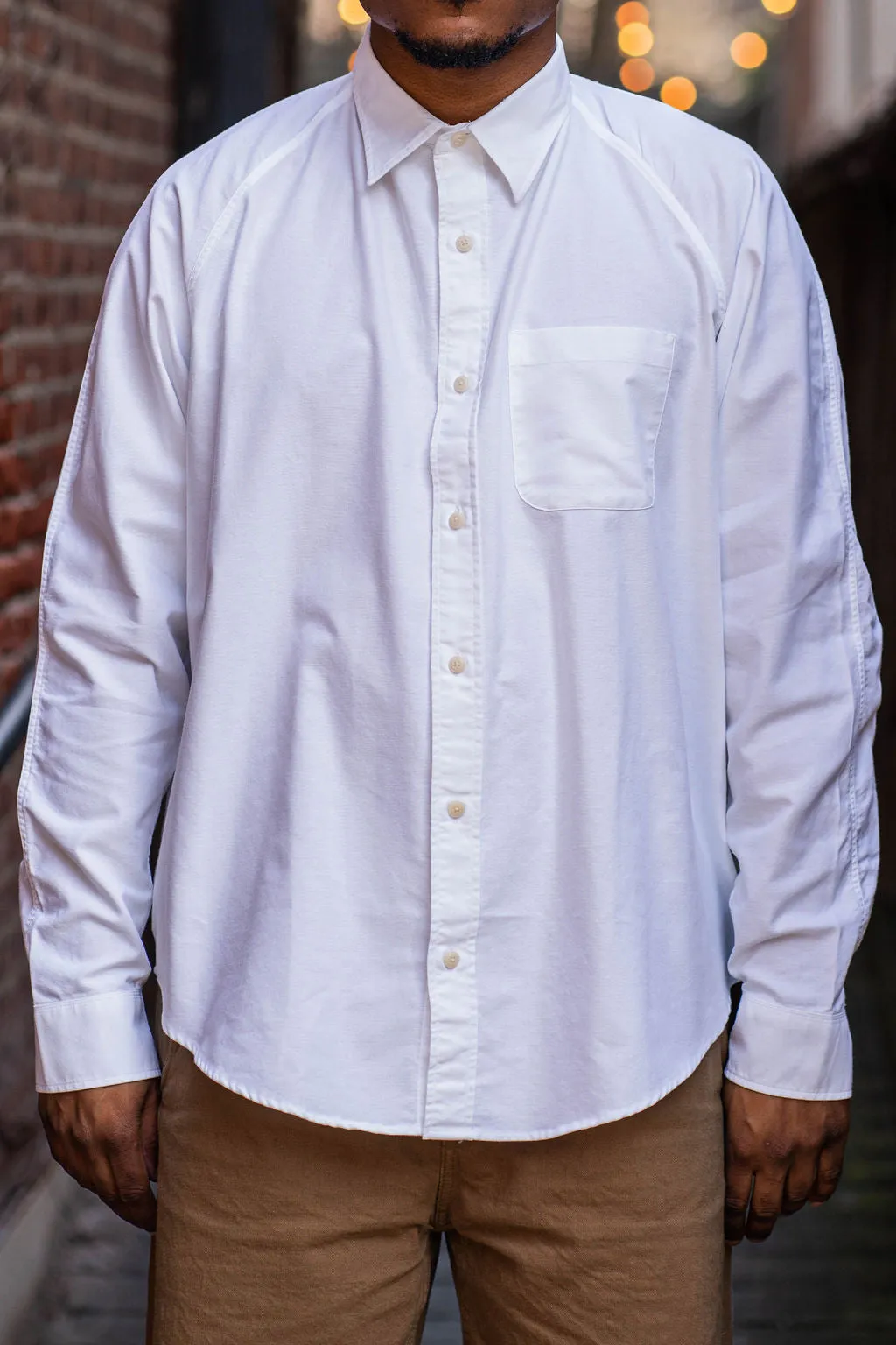 Heimat Textil Oxford Shirt - White sold by Franklin and Poe
