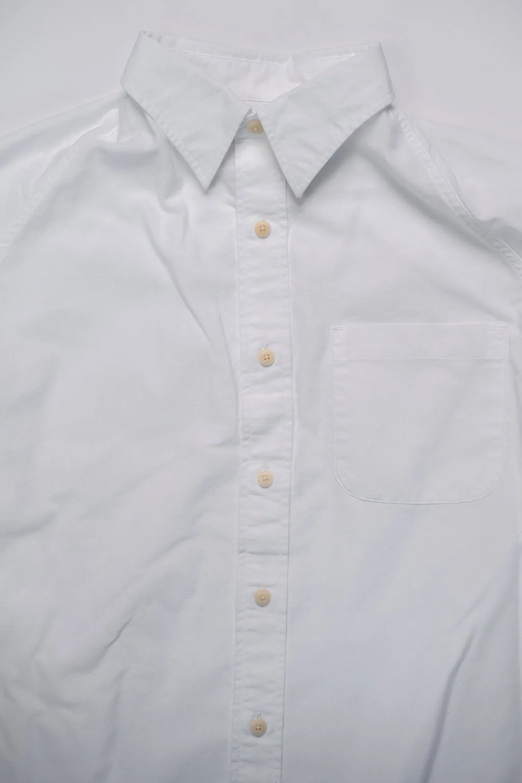 Heimat Textil Oxford Shirt - White sold by Franklin and Poe product image thumbnail 5