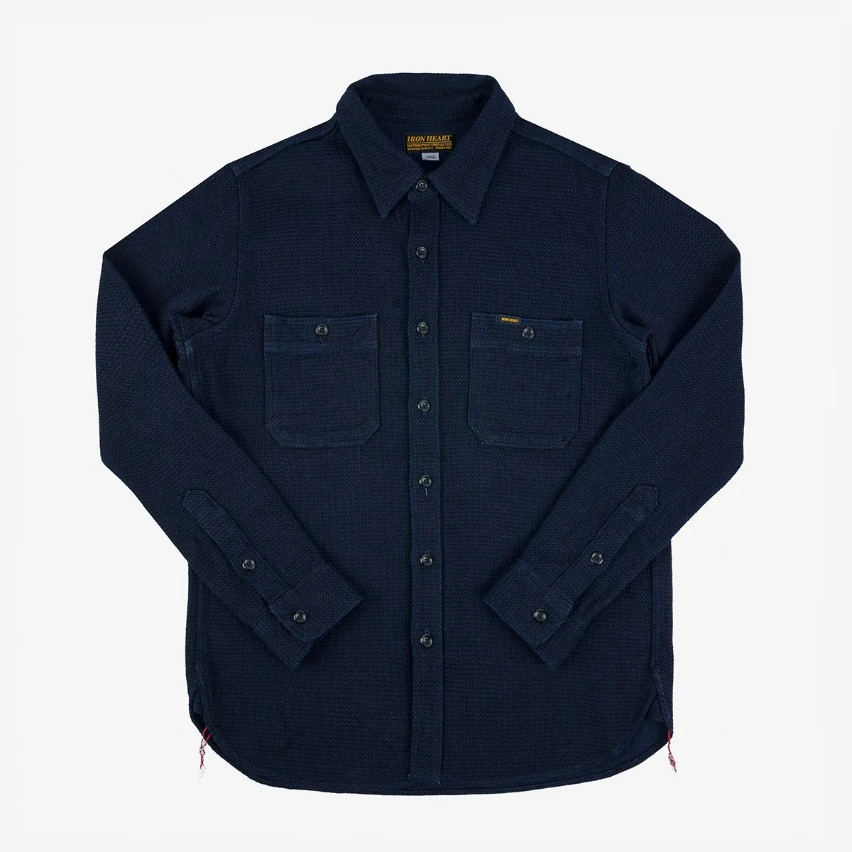Iron Heart IHSH-380-IND 12oz Dobby Cloth Work Shirt - Indigo sold by Franklin and Poe product image thumbnail 3