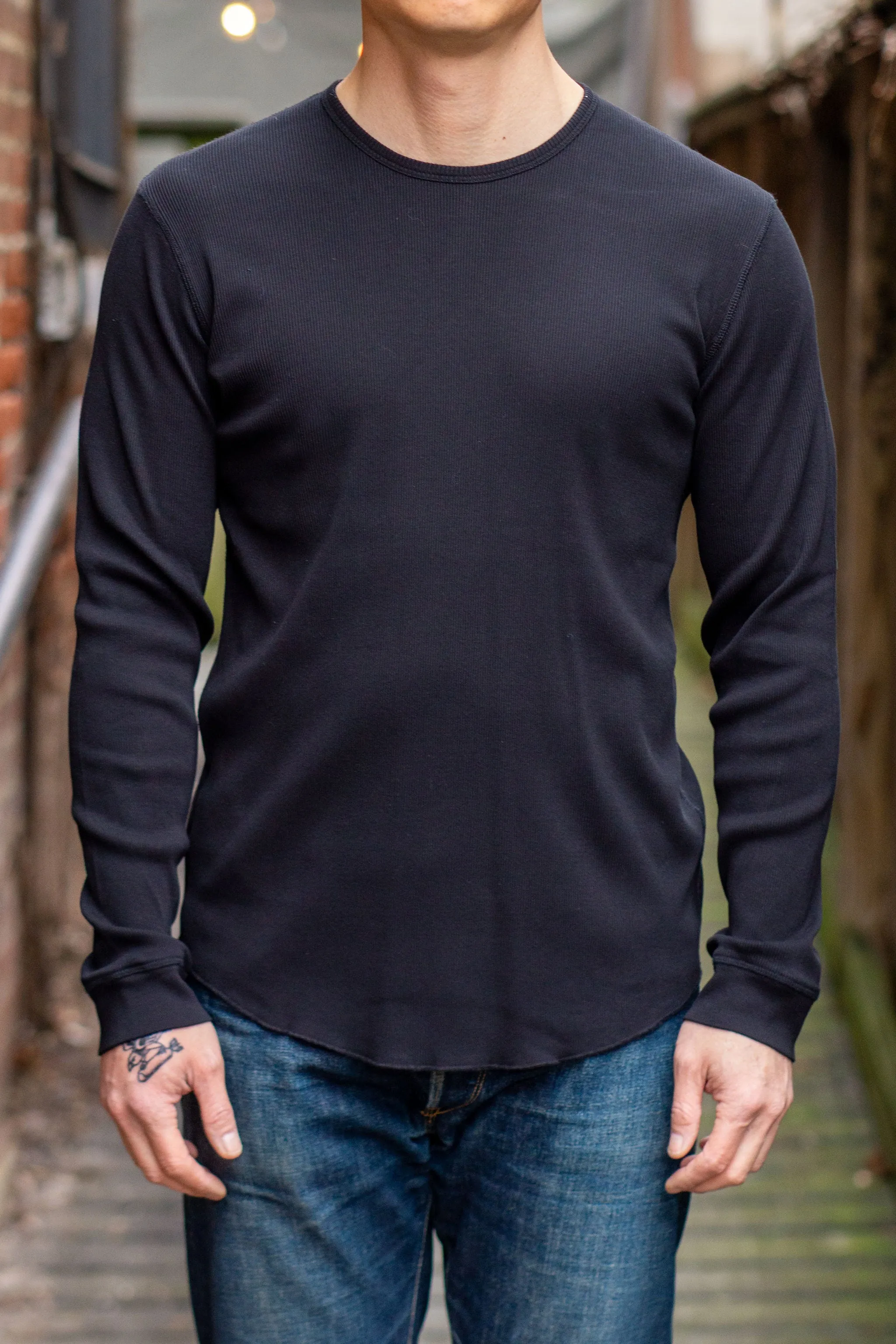 Indigofera Clyde - Cotton Rib Black sold by Franklin and Poe