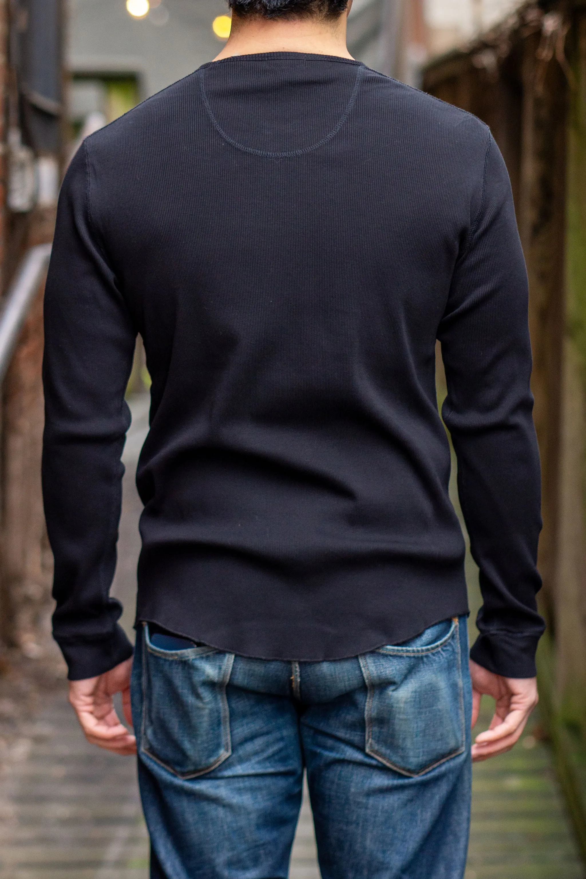 Indigofera Clyde - Cotton Rib Black sold by Franklin and Poe product image thumbnail 2