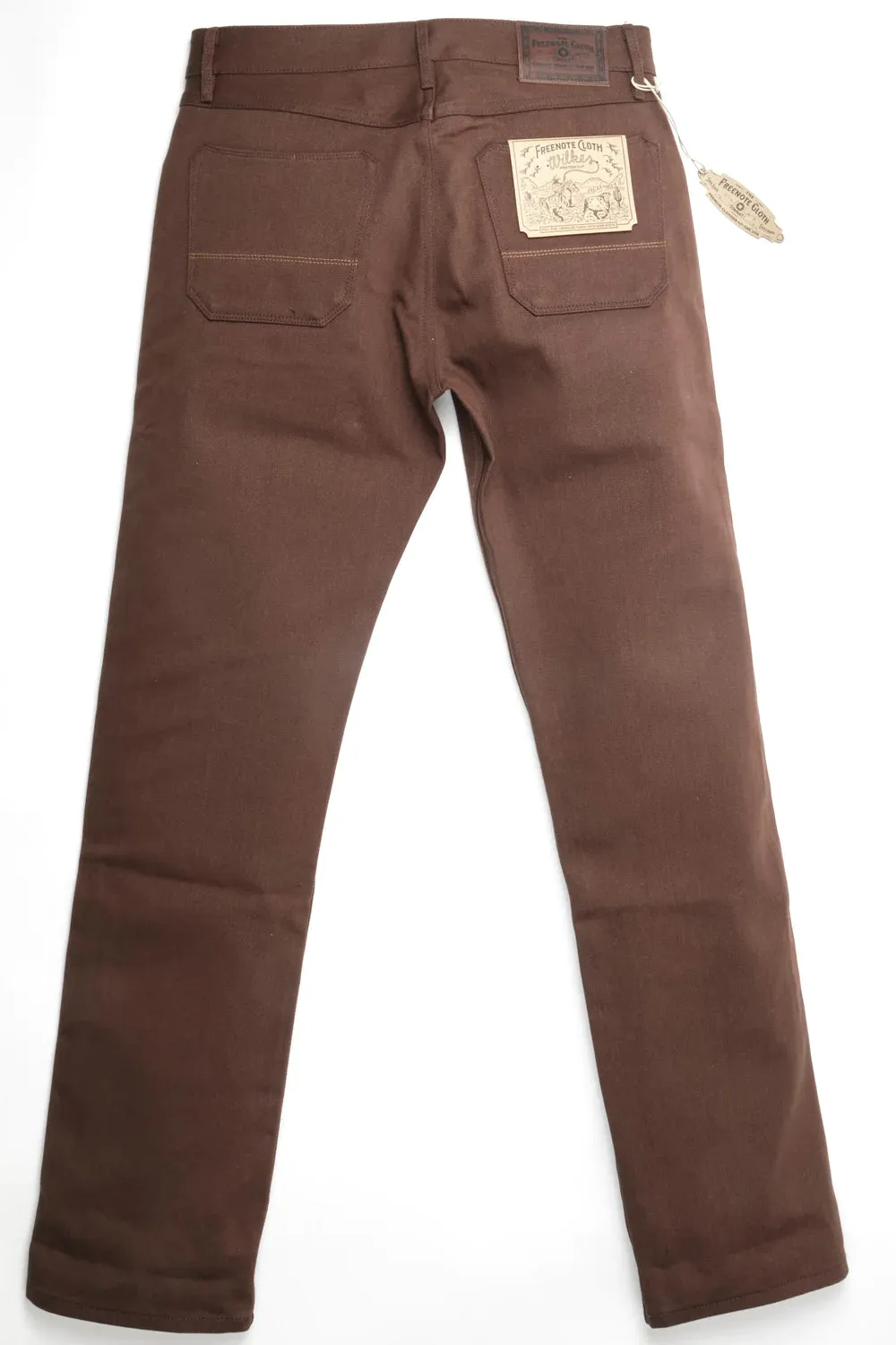 Freenote Cloth Wilkes - 15oz Dark Brown Denim sold by Franklin and Poe product image thumbnail 5
