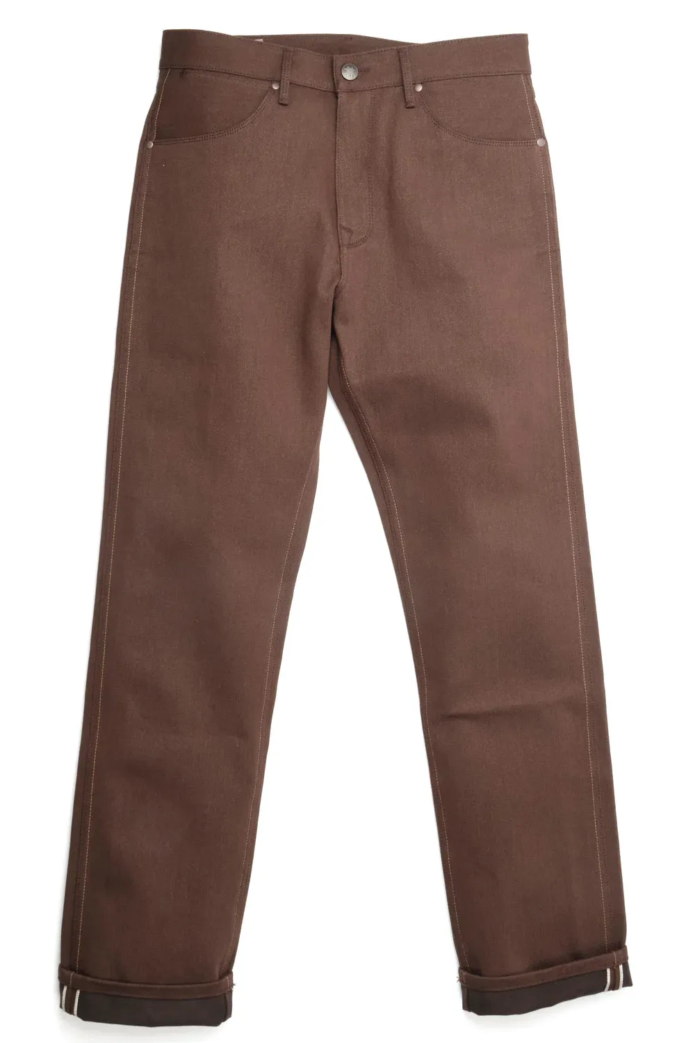 Freenote Cloth Wilkes - 15oz Dark Brown Denim sold by Franklin and Poe product image thumbnail 4