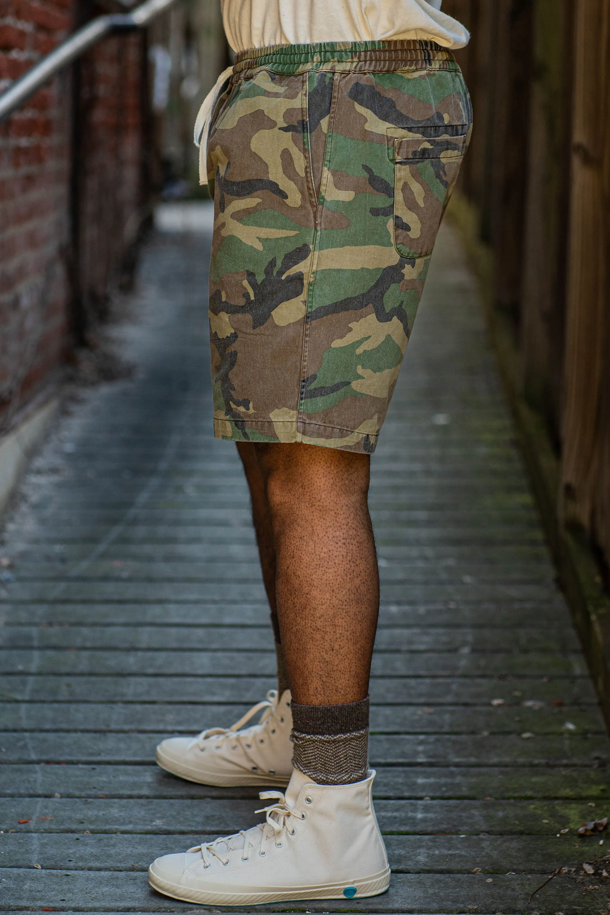 3sixteen Drawstring Shorts - Camo Twill sold by Franklin and Poe product image thumbnail 2