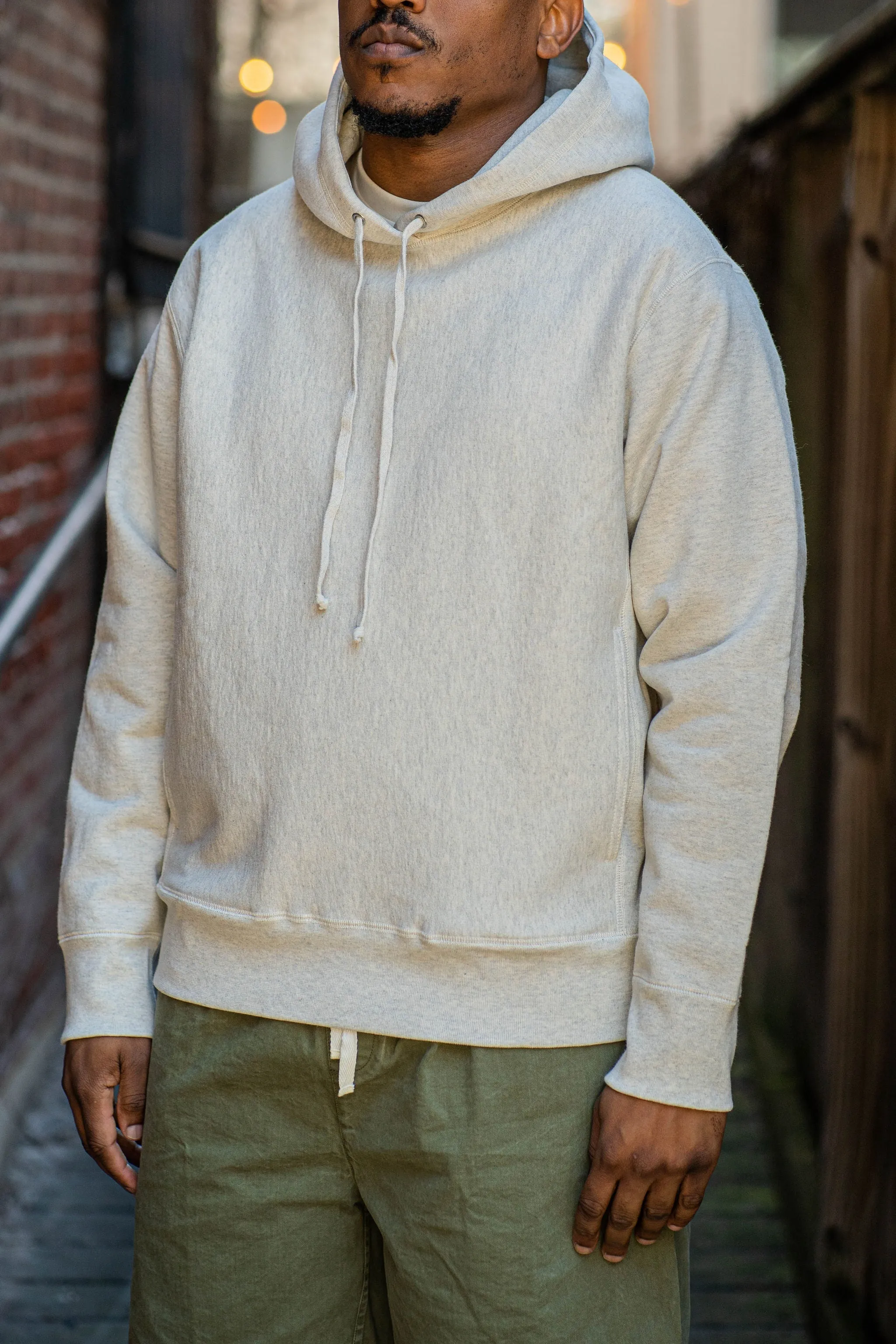 3sixteen Heavyweight Pullover Hoody - Oatmeal sold by Franklin and Poe product image thumbnail 2