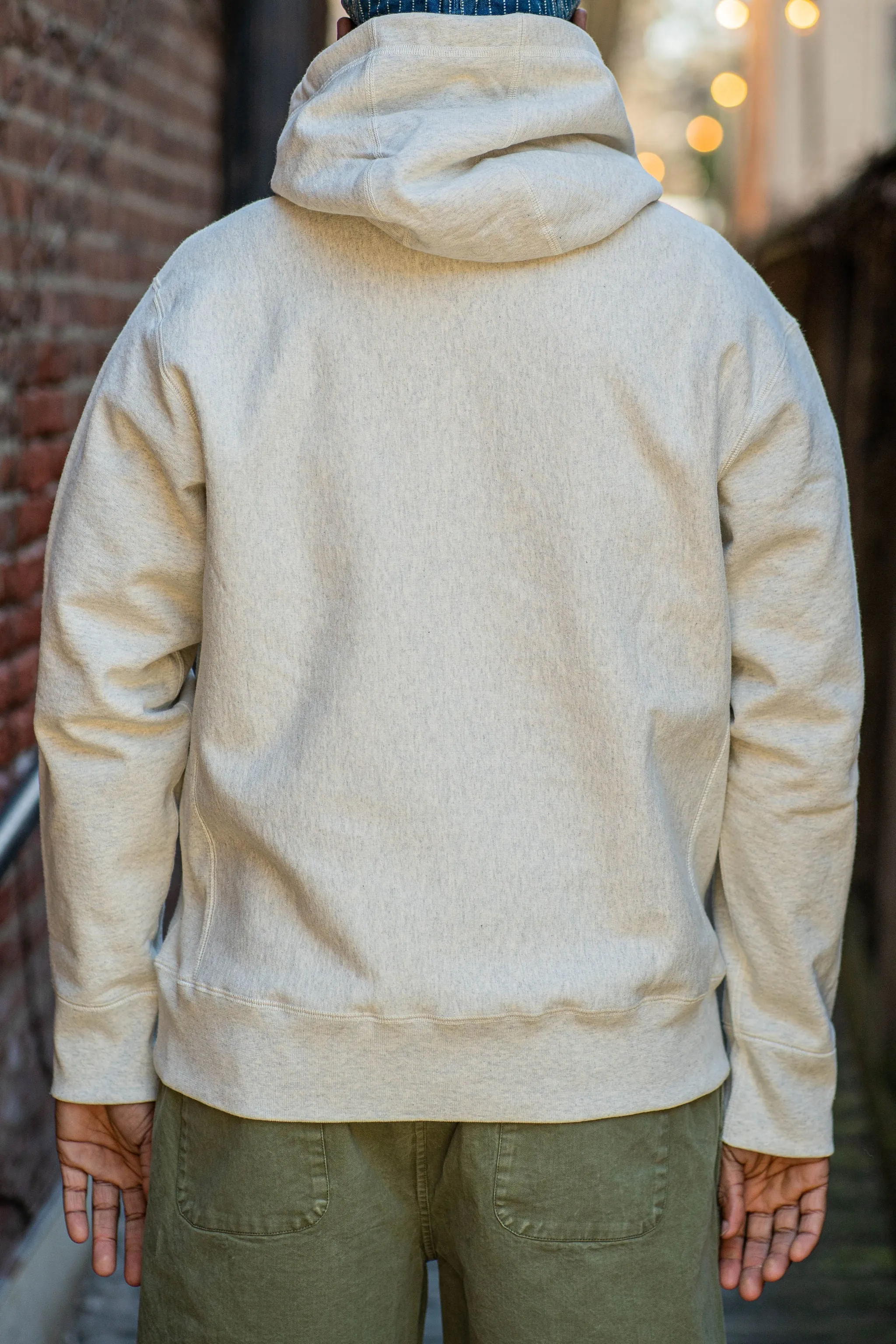 3sixteen Heavyweight Pullover Hoody - Oatmeal sold by Franklin and Poe product image thumbnail 3