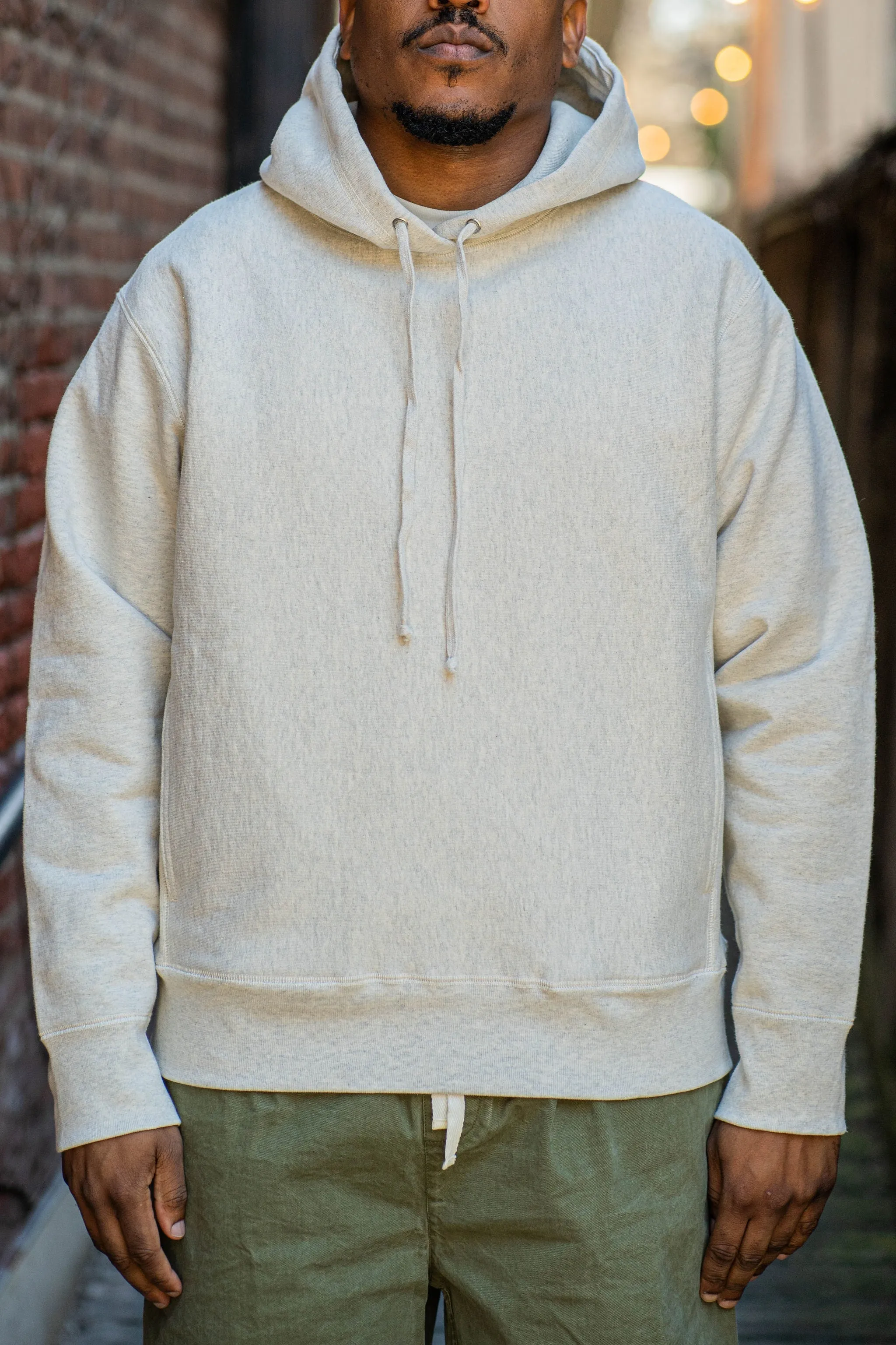 3sixteen Heavyweight Pullover Hoody - Oatmeal sold by Franklin and Poe
