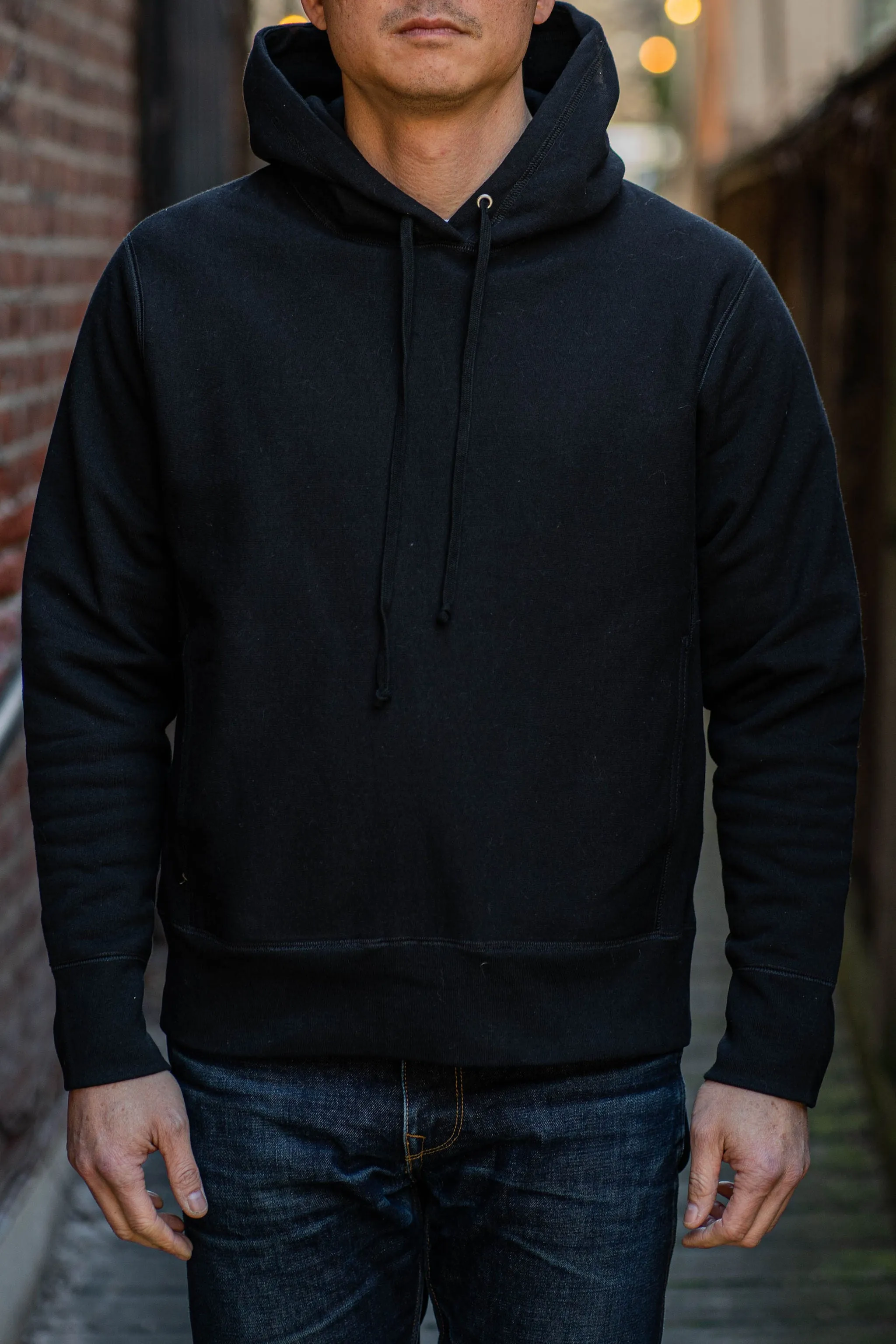 3sixteen Heavyweight Pullover Hoody - Black sold by Franklin and Poe