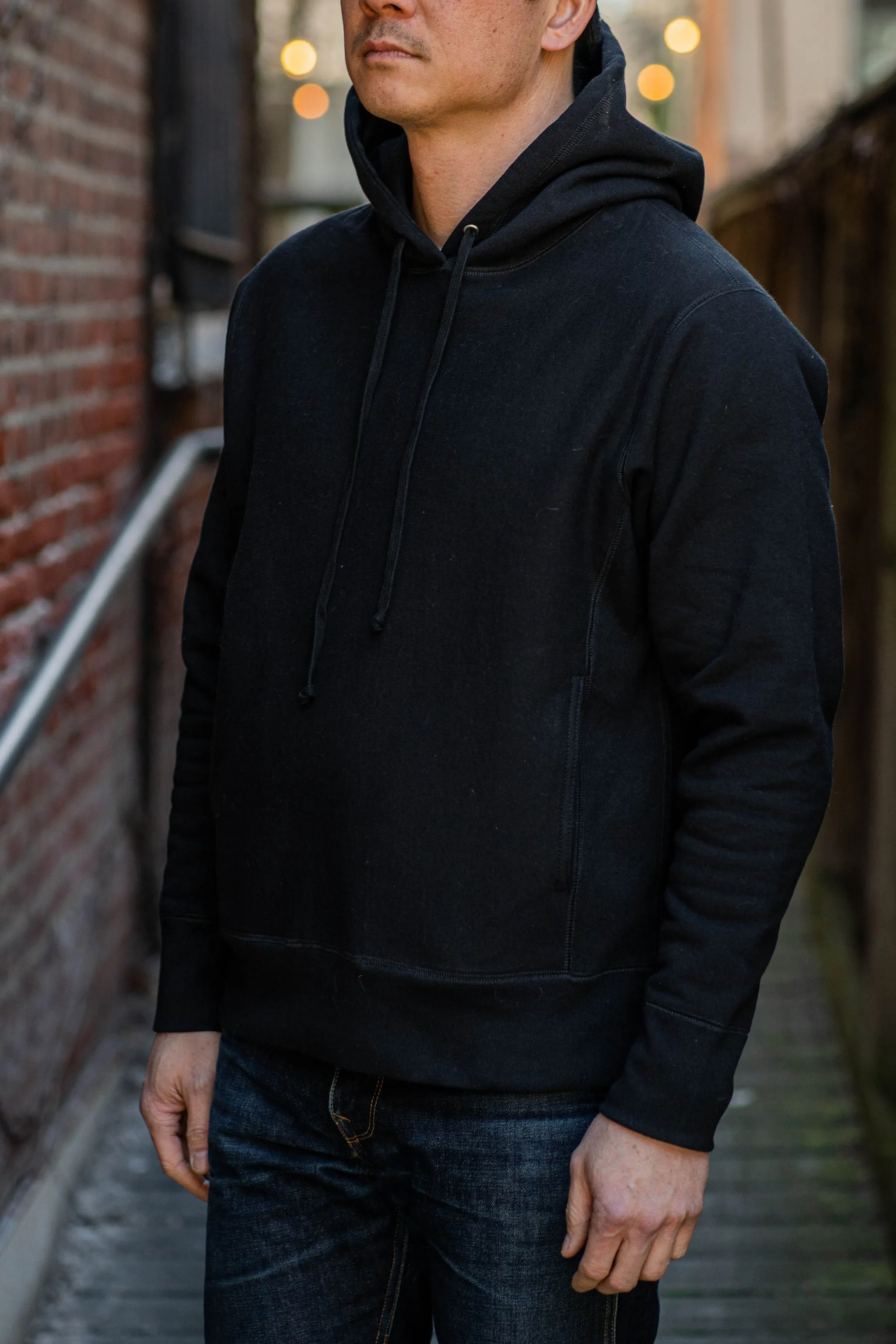 3sixteen Heavyweight Pullover Hoody - Black sold by Franklin and Poe product image thumbnail 2